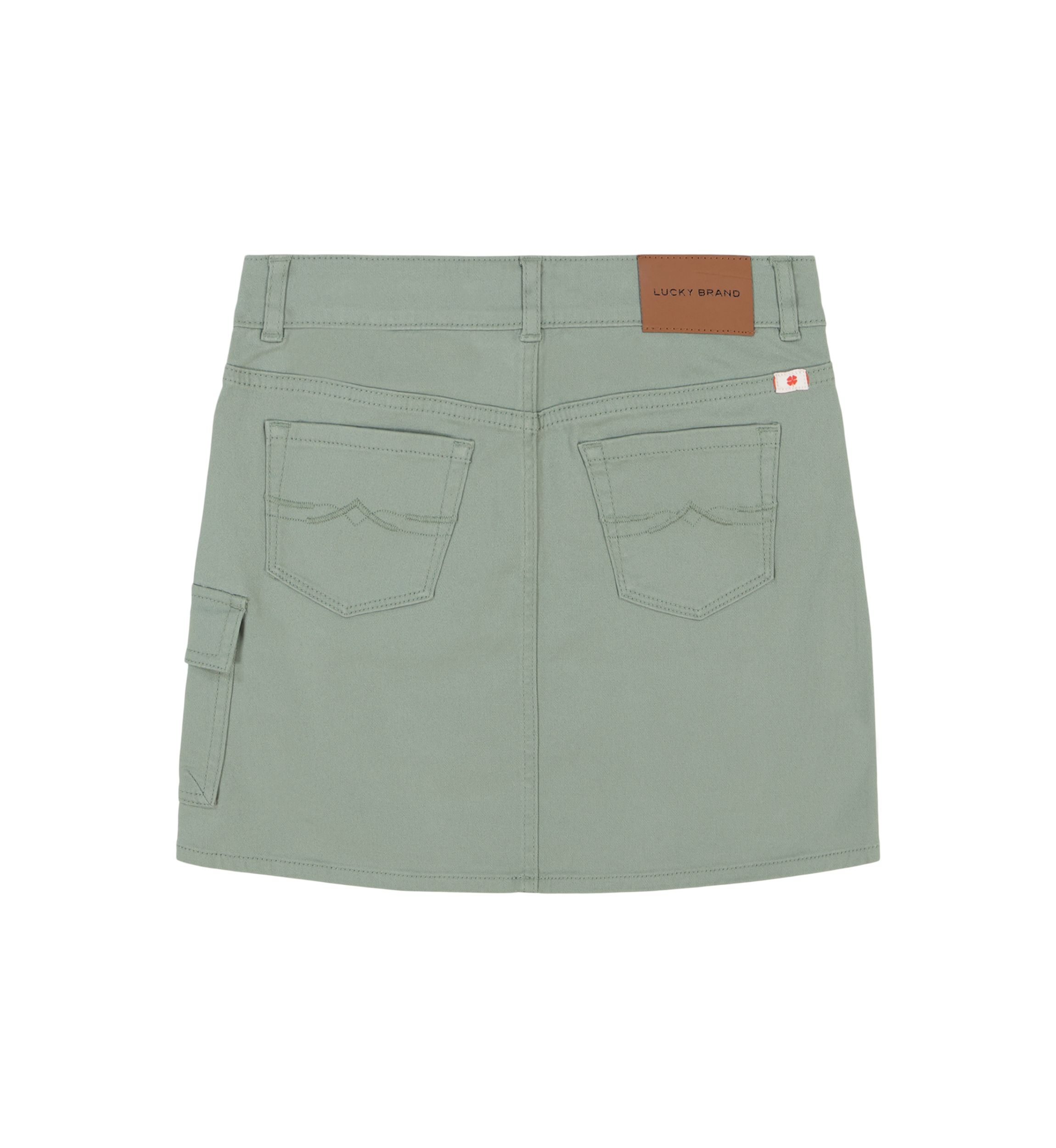 Girls 7-16 Twill Cargo Skirt