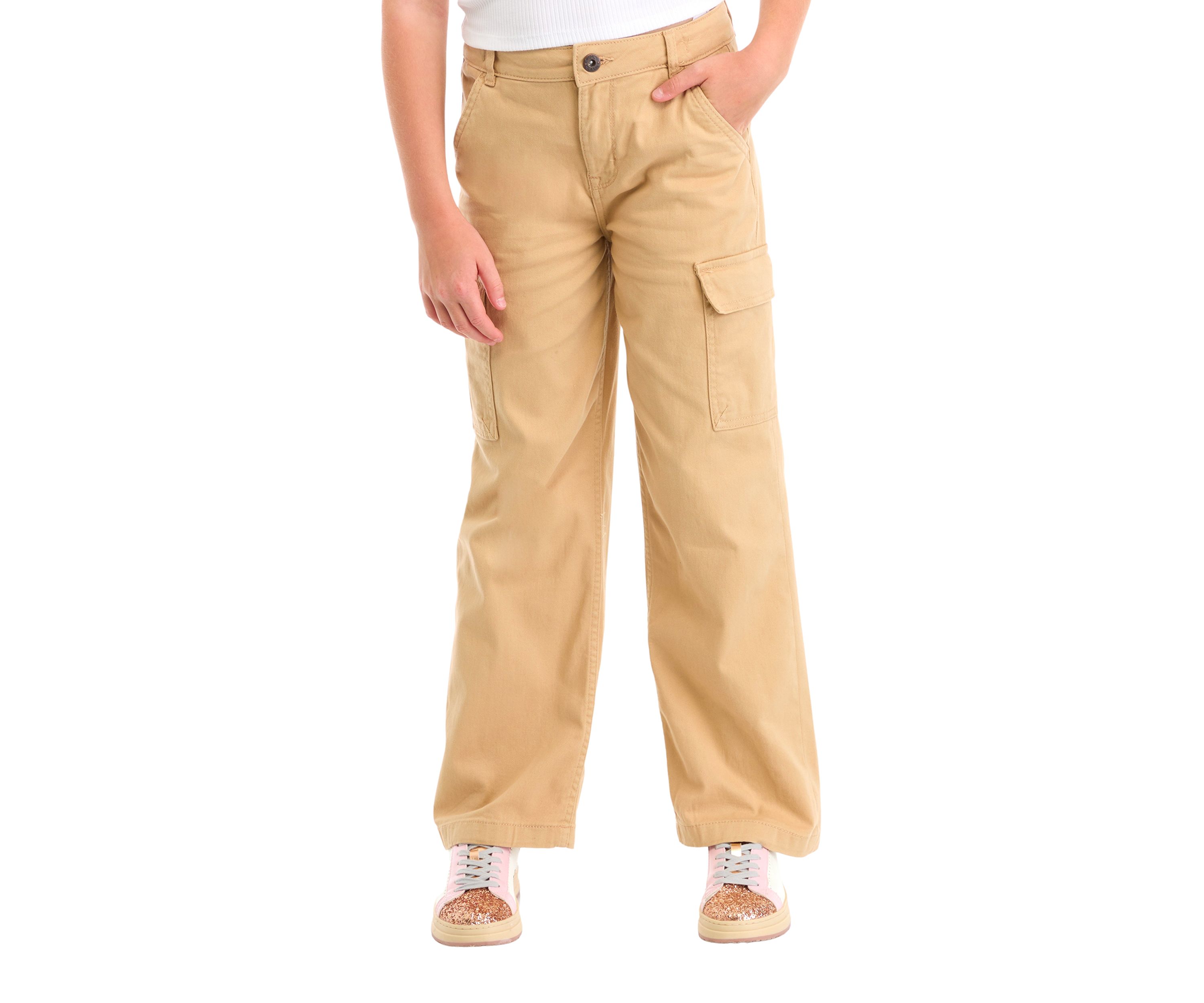 Girls 7-16 Cargo Wide Leg Pants