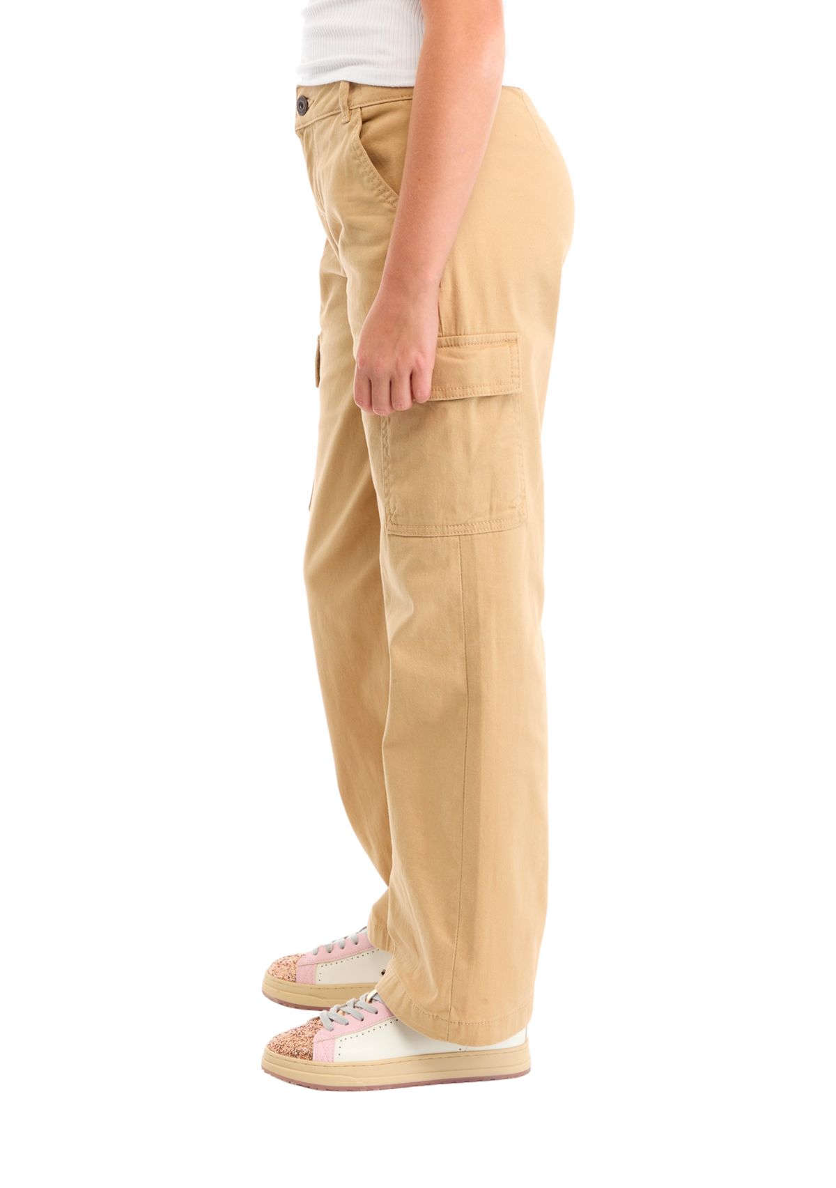 Girls 7-16 Cargo Wide Leg Pants