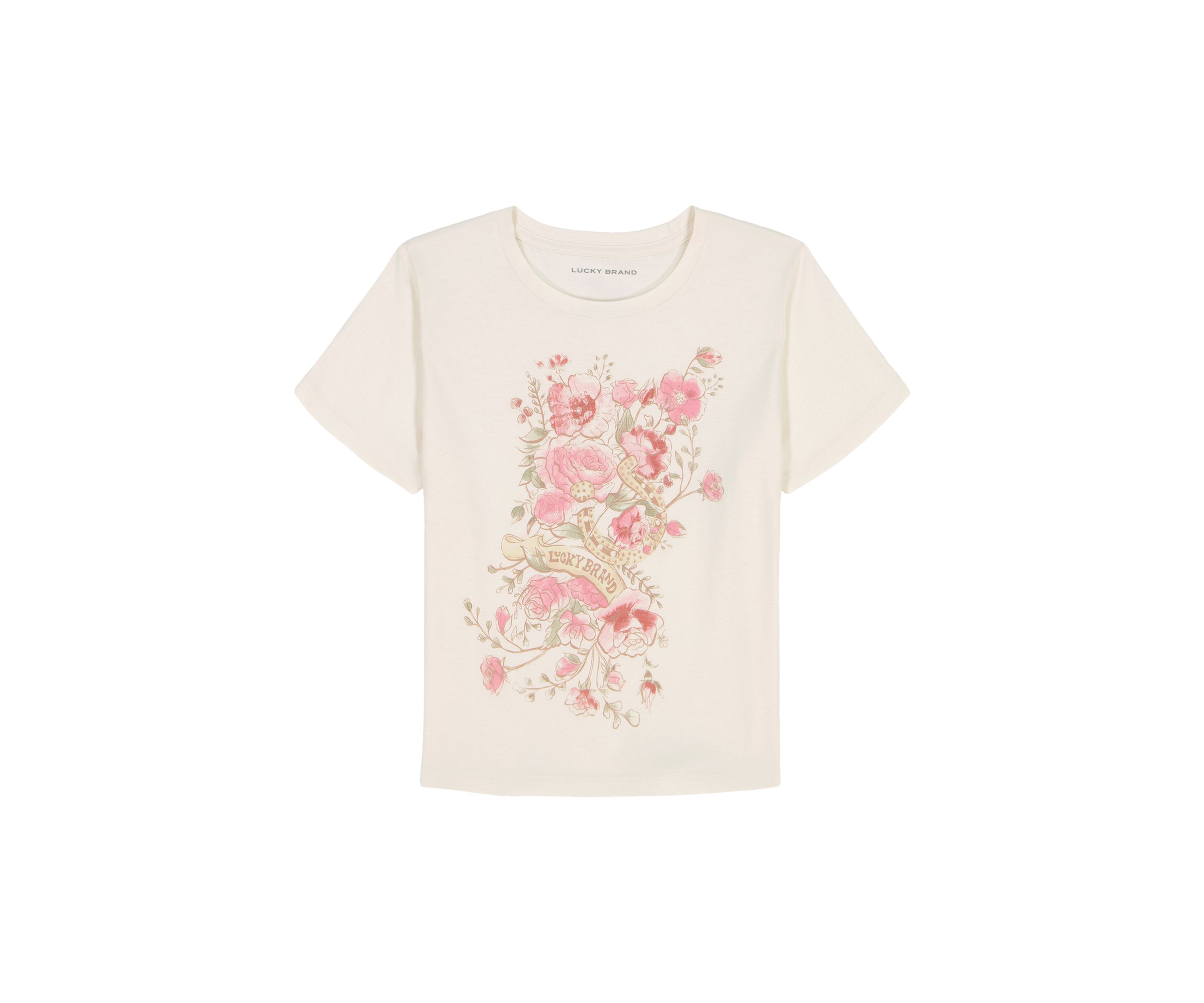 Girls 7-16 Short Sleeve Floral Graphic T-Shirt