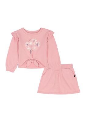 Lucky Brand Girls 4-6x Flower Skort Set