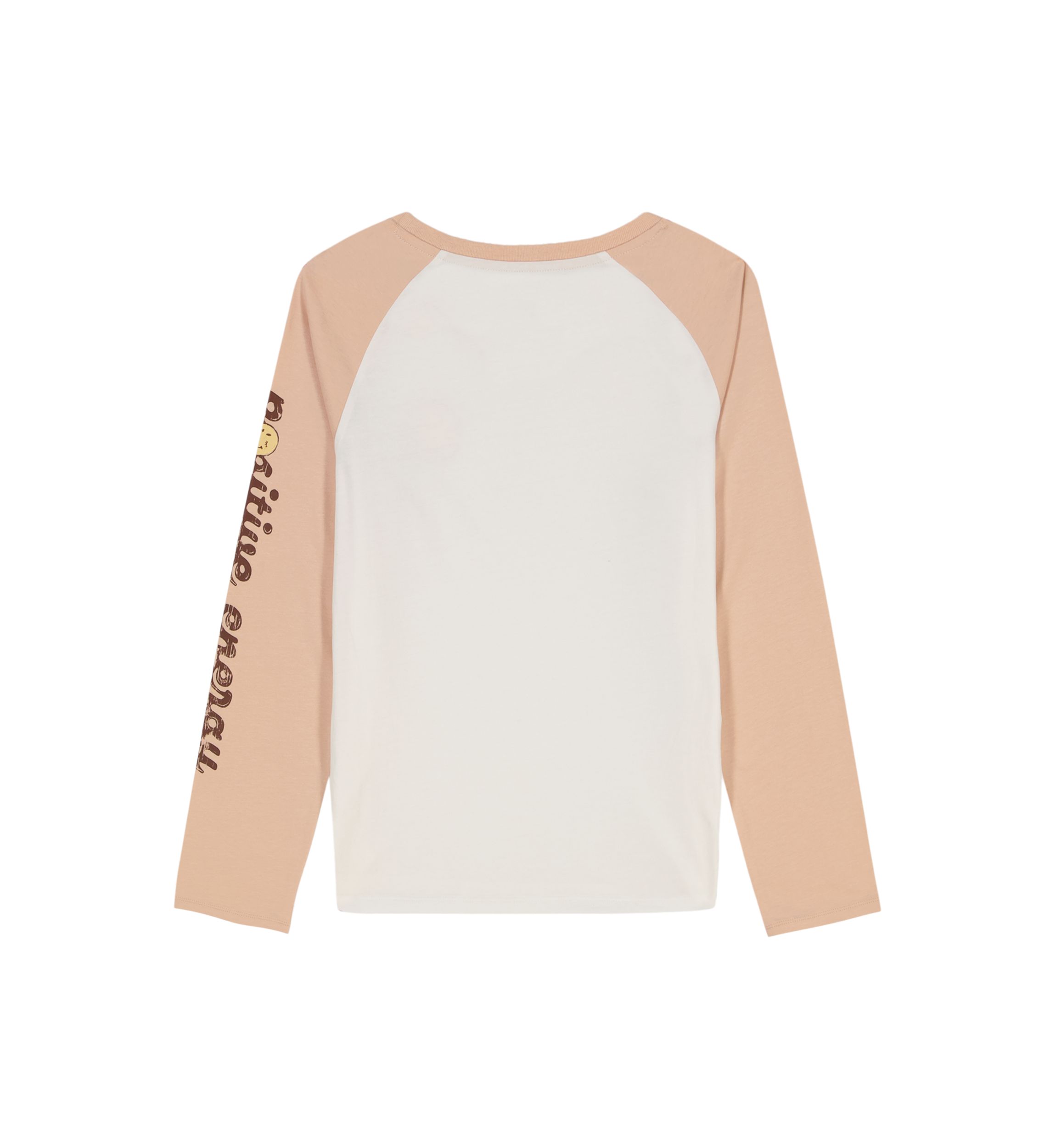 Girlsl 7-16 Long Raglan Sleeve Positive Energy Graphic T-Shirt 