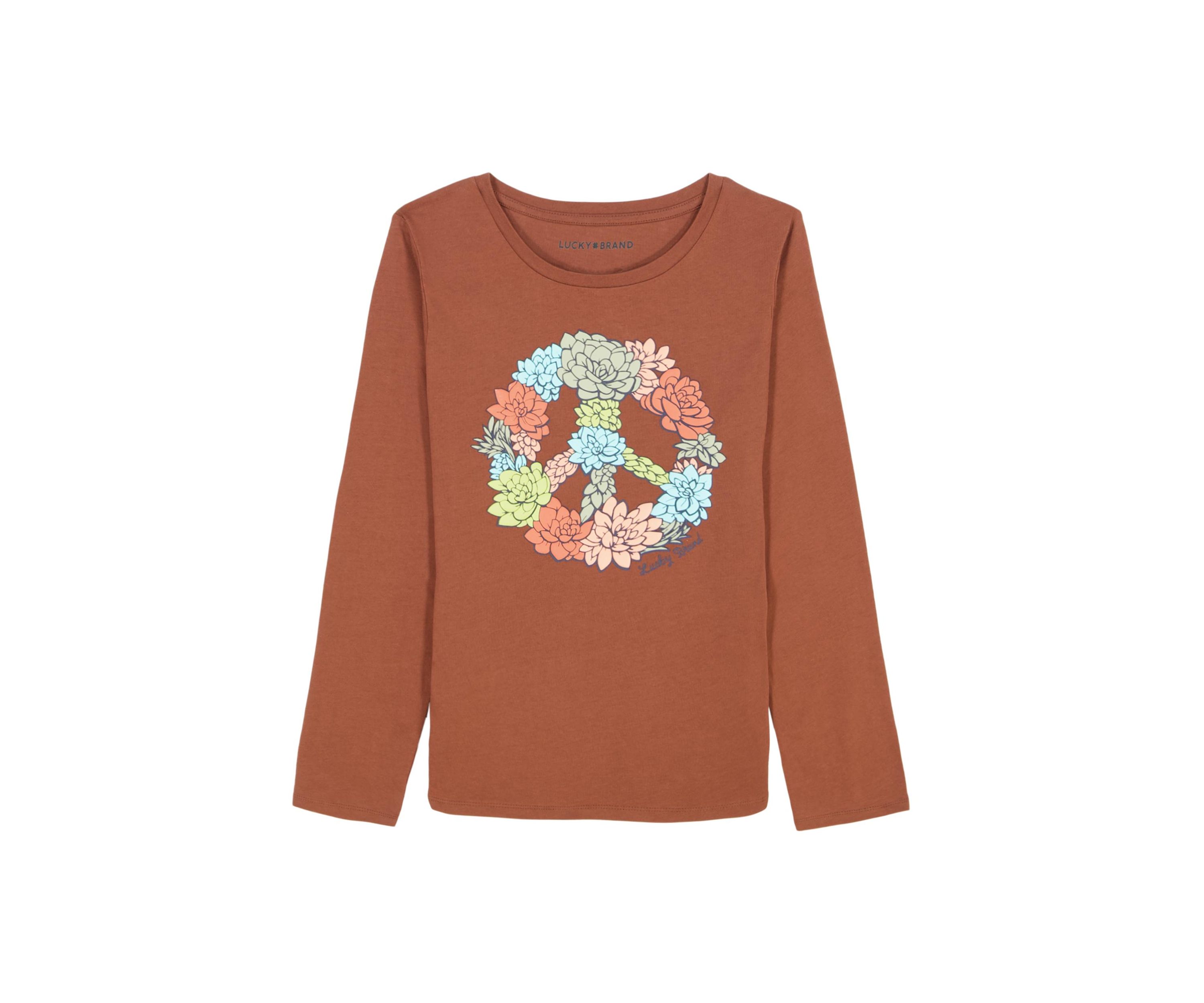 Girls 7-16 Peace Succulent Graphic T-Shirt