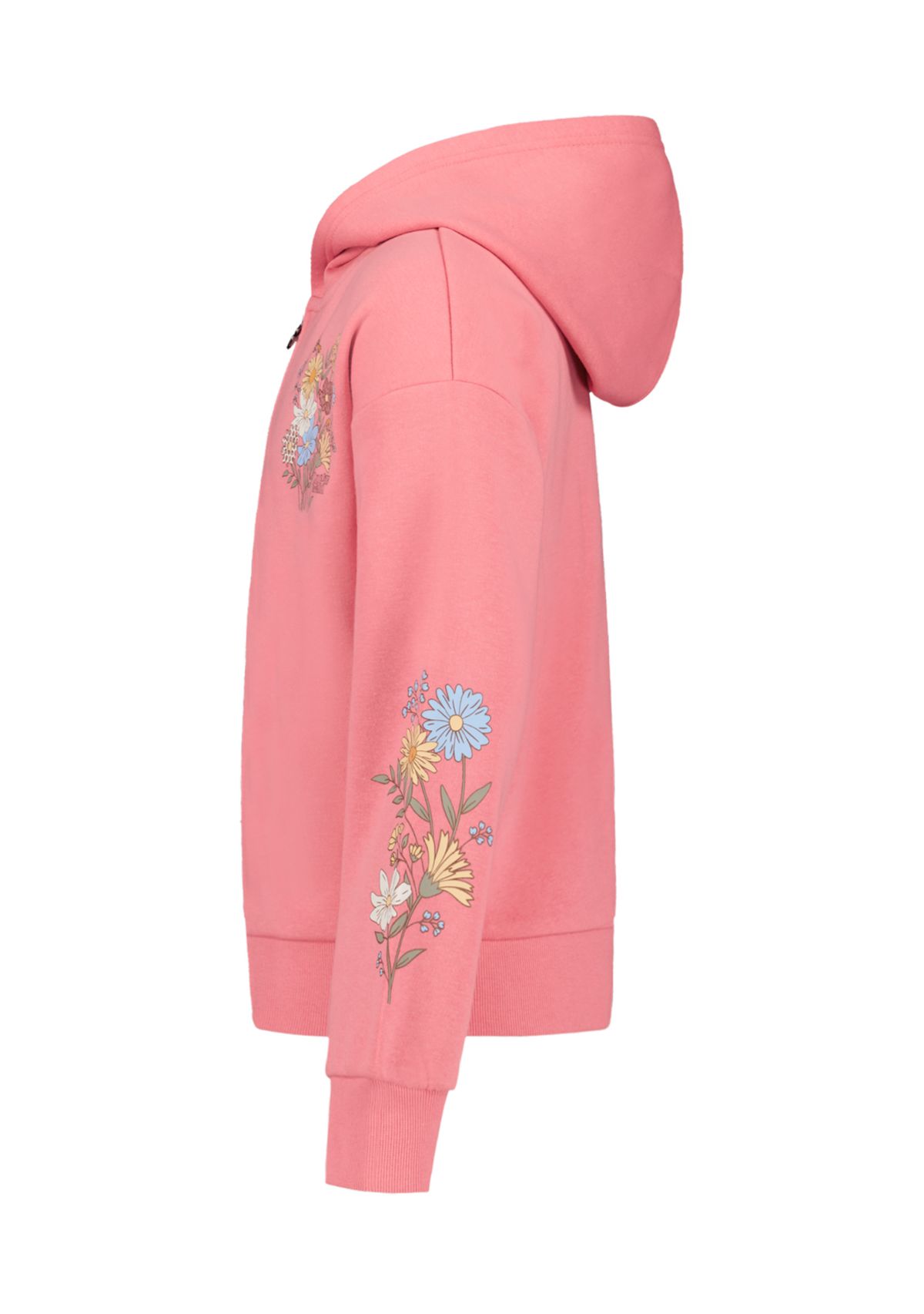 Girls 7-16 Bouquet Fleece Zip Hoodie