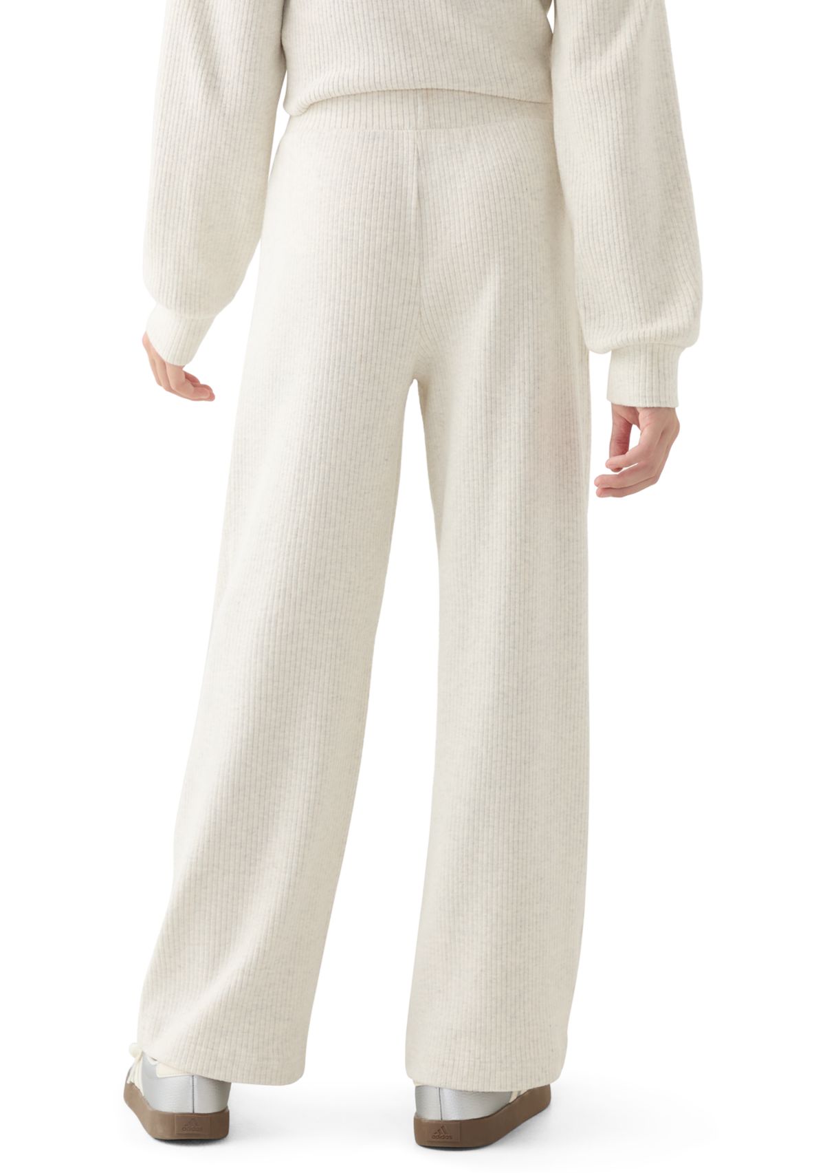 Girls 7-16 Thick Rib Knit Wide Leg Pants