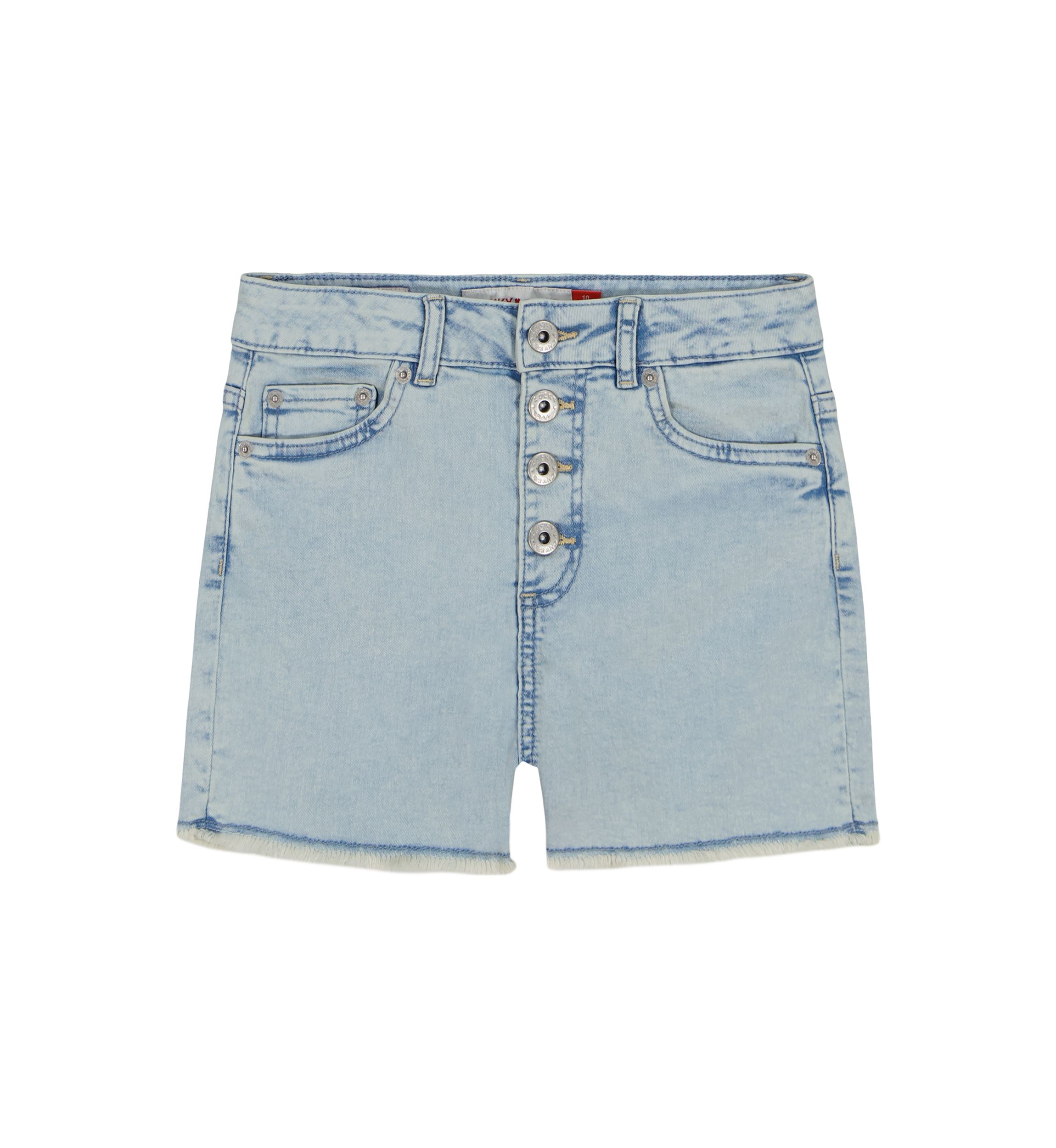 Girls 7-16 Light Rinse Denim Shorts