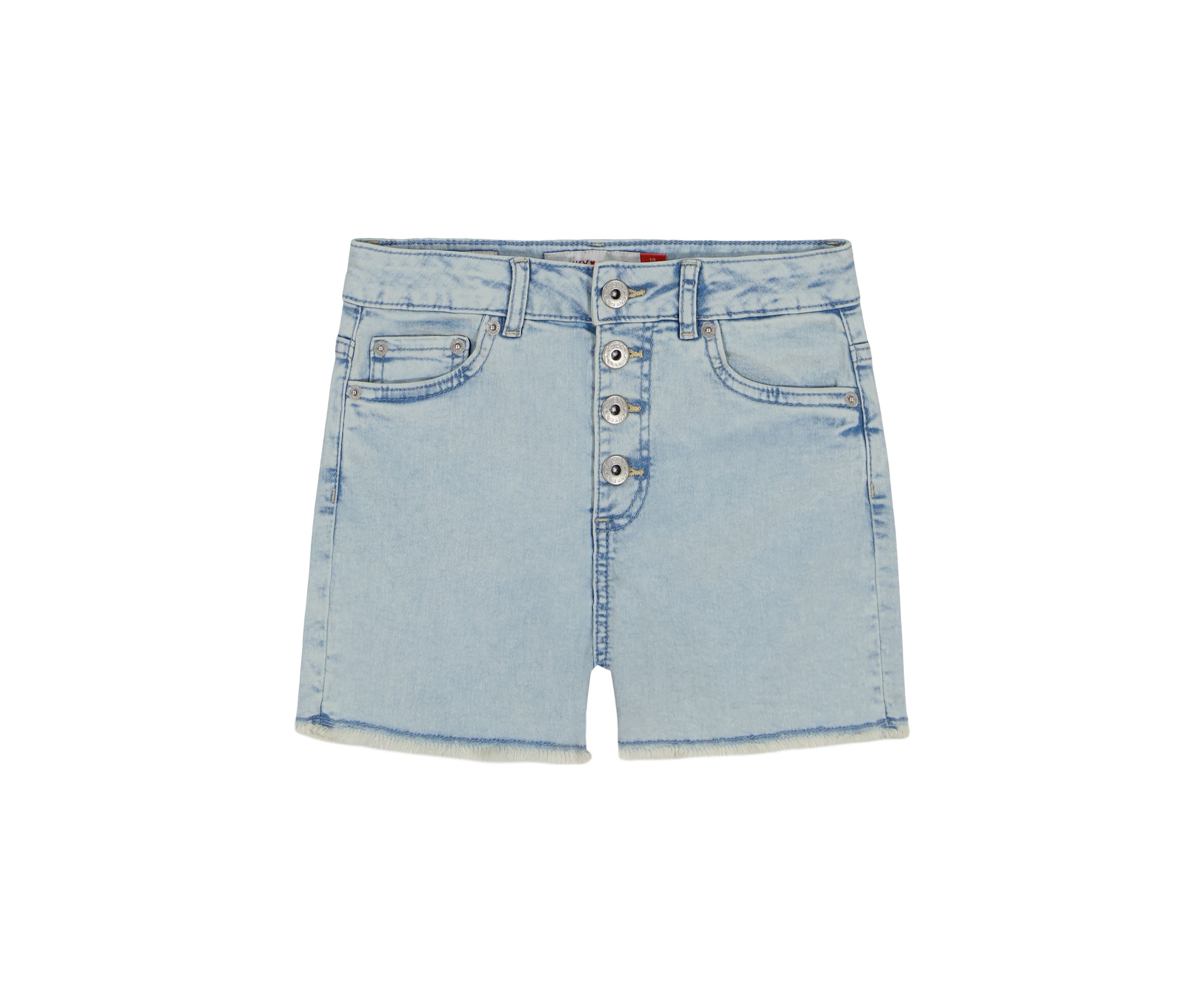 Girls 7-16 Light Rinse Denim Shorts