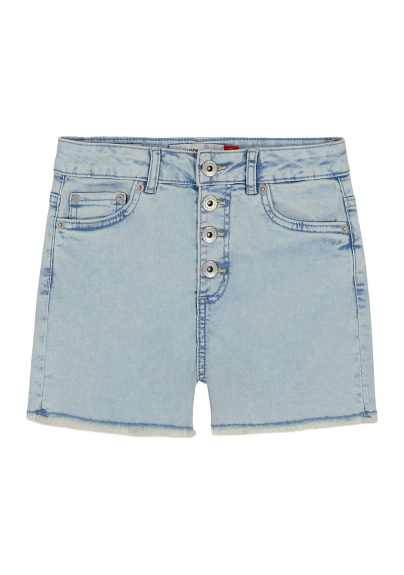 Girls 7-16 Light Rinse Denim Shorts