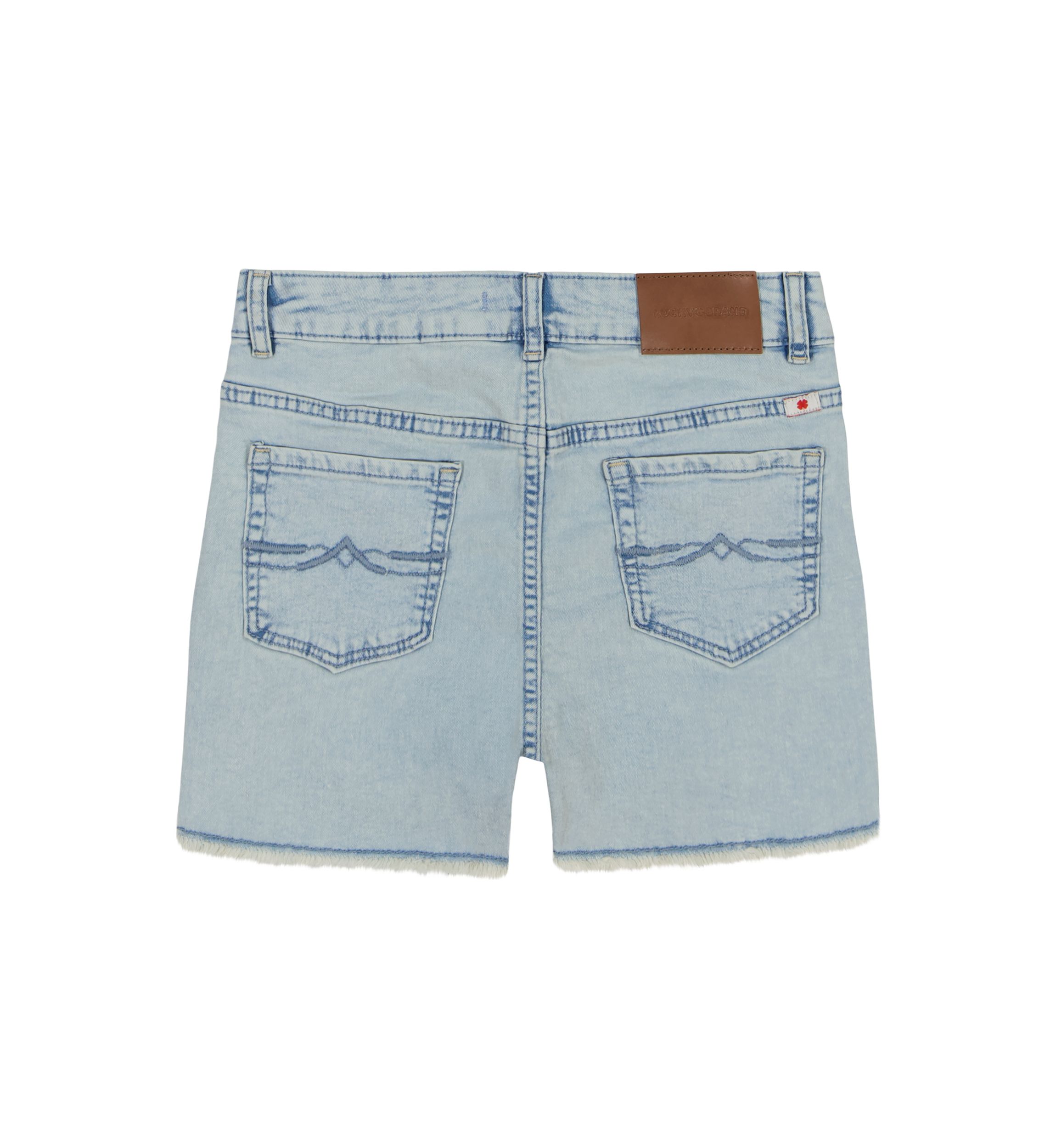 Girls 7-16 Light Rinse Denim Shorts