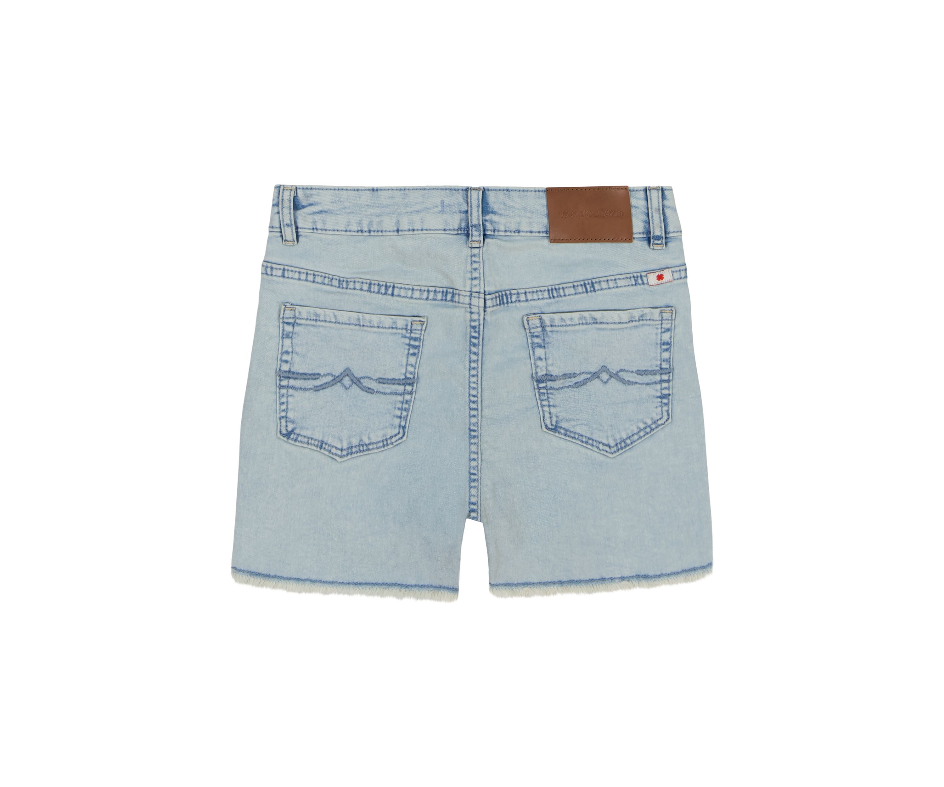 Girls 7-16 Light Rinse Denim Shorts