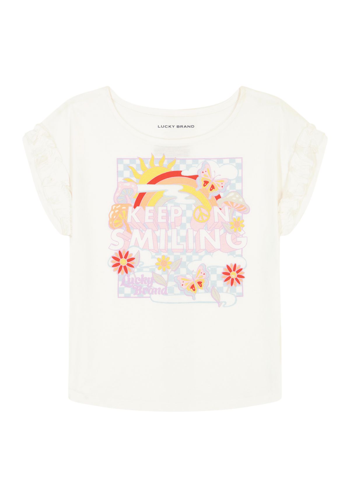 Girls 7-16 Keep Smiling Graphic T-Shirt 