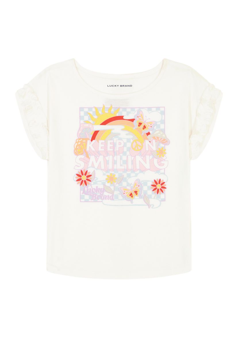Girls 7-16 Keep Smiling Graphic T-Shirt 