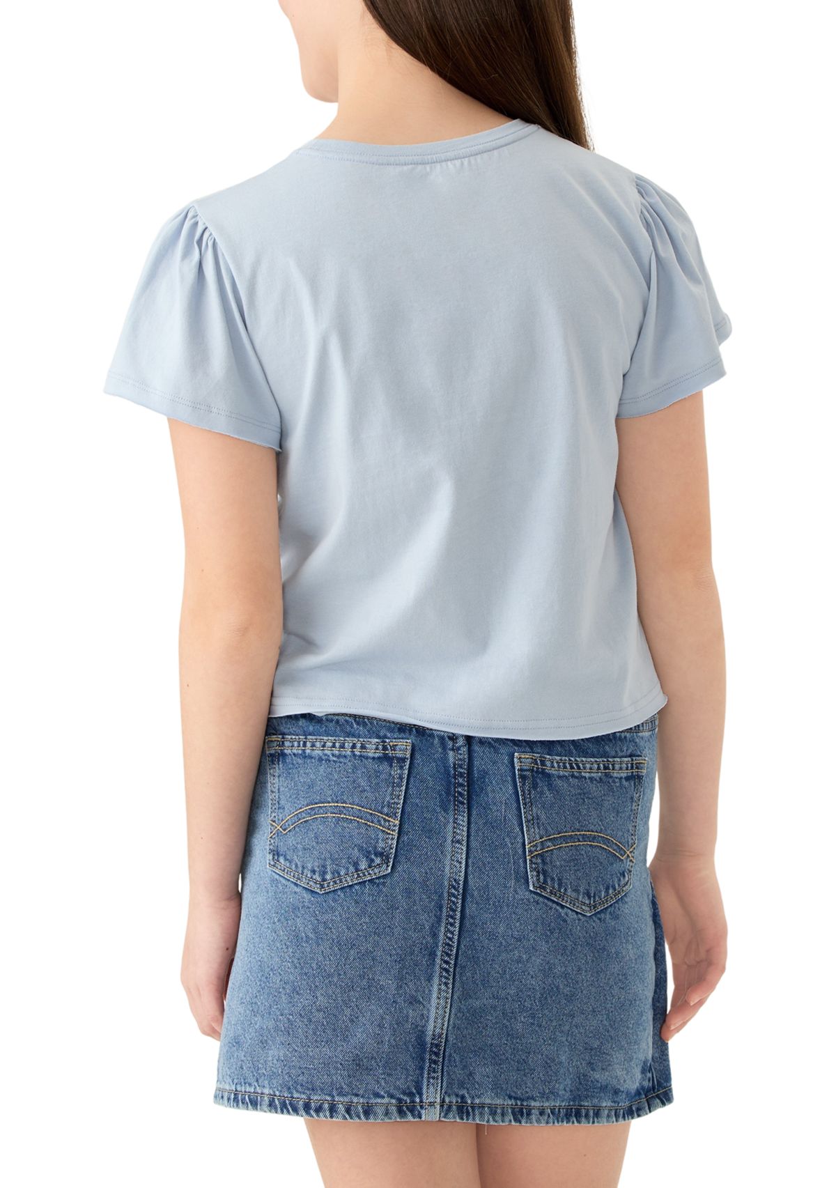 Girls 7-16 Short Sleeve Cowgirl Graphic T-Shirt 