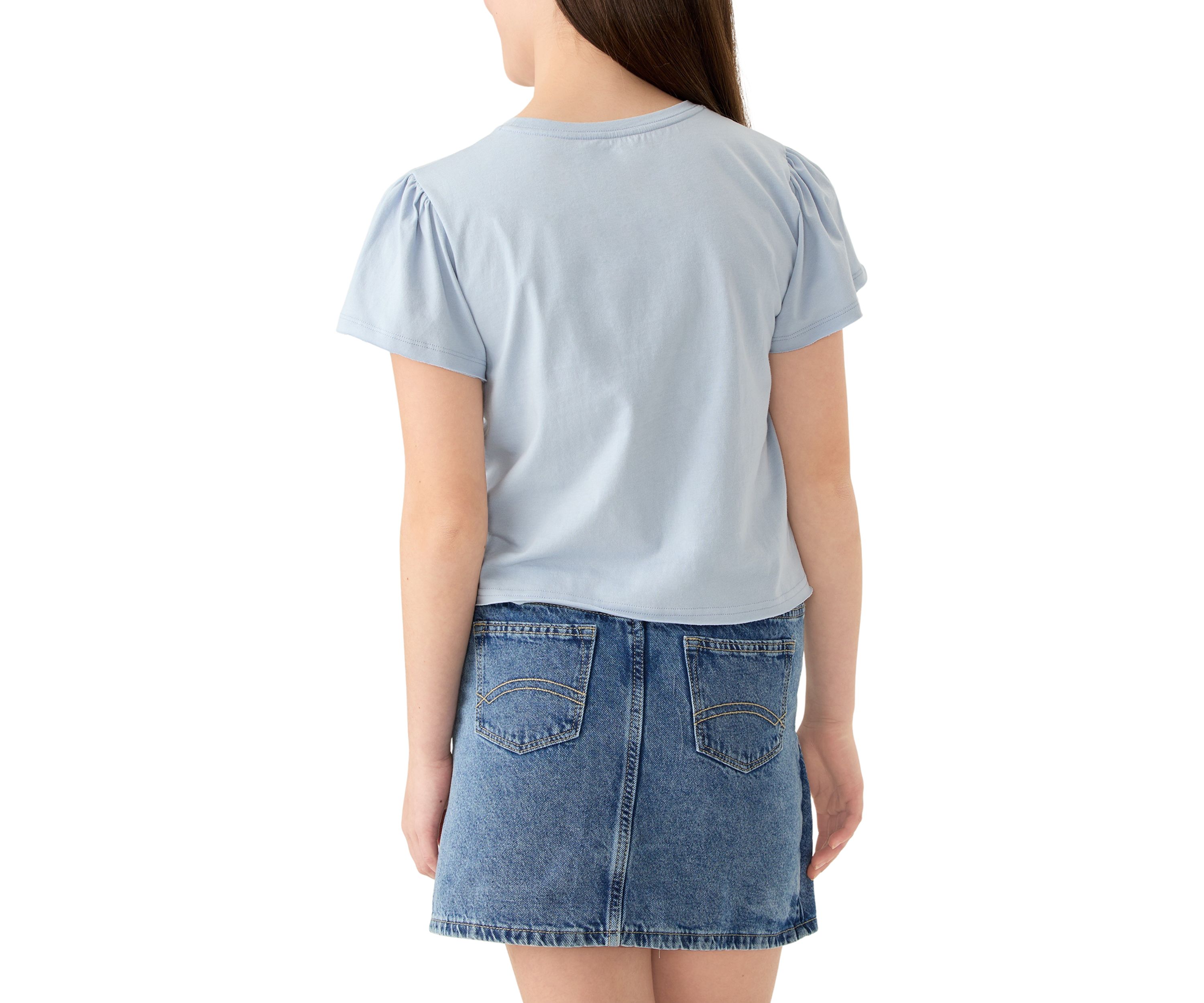 Girls 7-16 Short Sleeve Cowgirl Graphic T-Shirt 