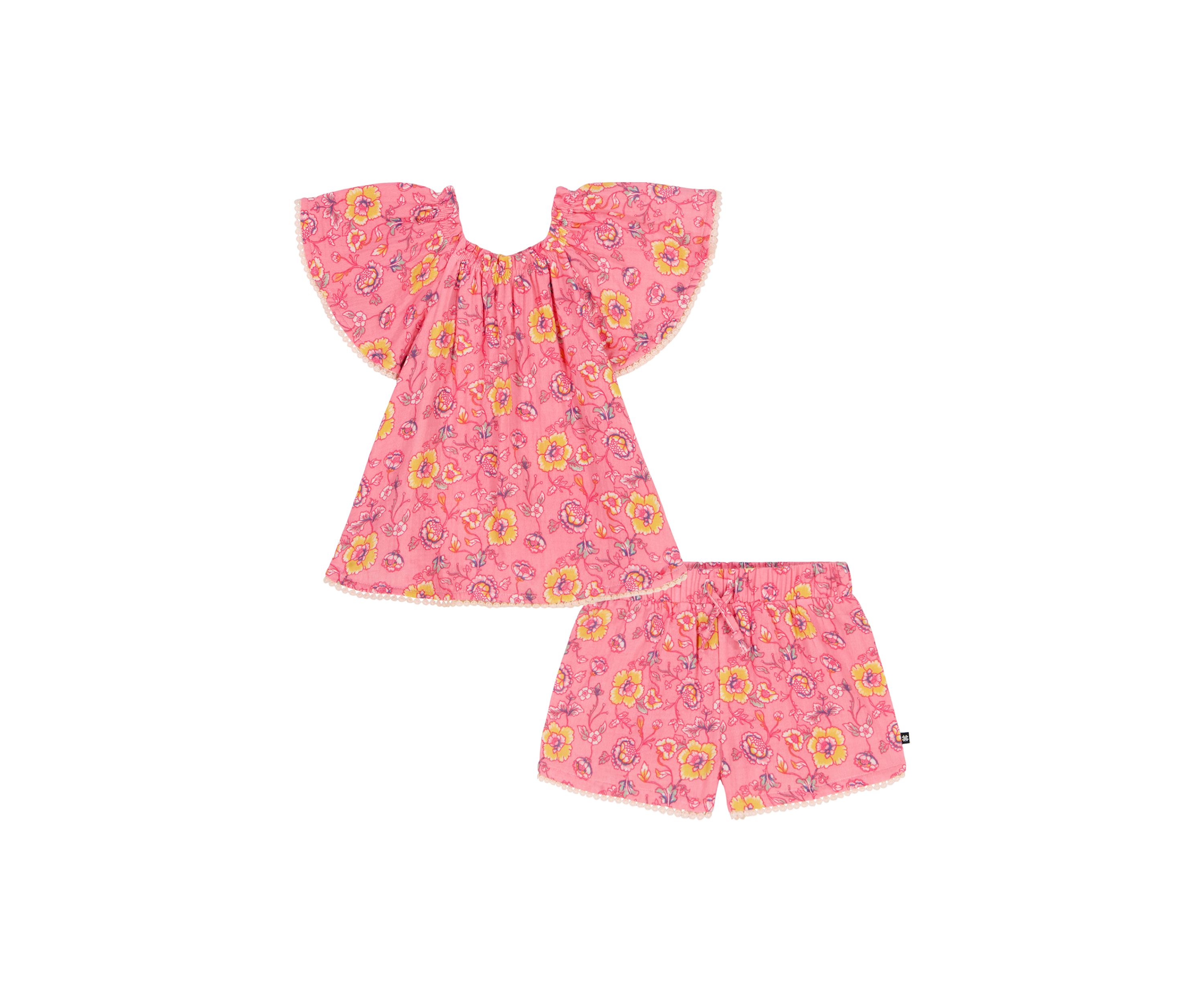 Girls 4-6x 2 Piece Shorts Set