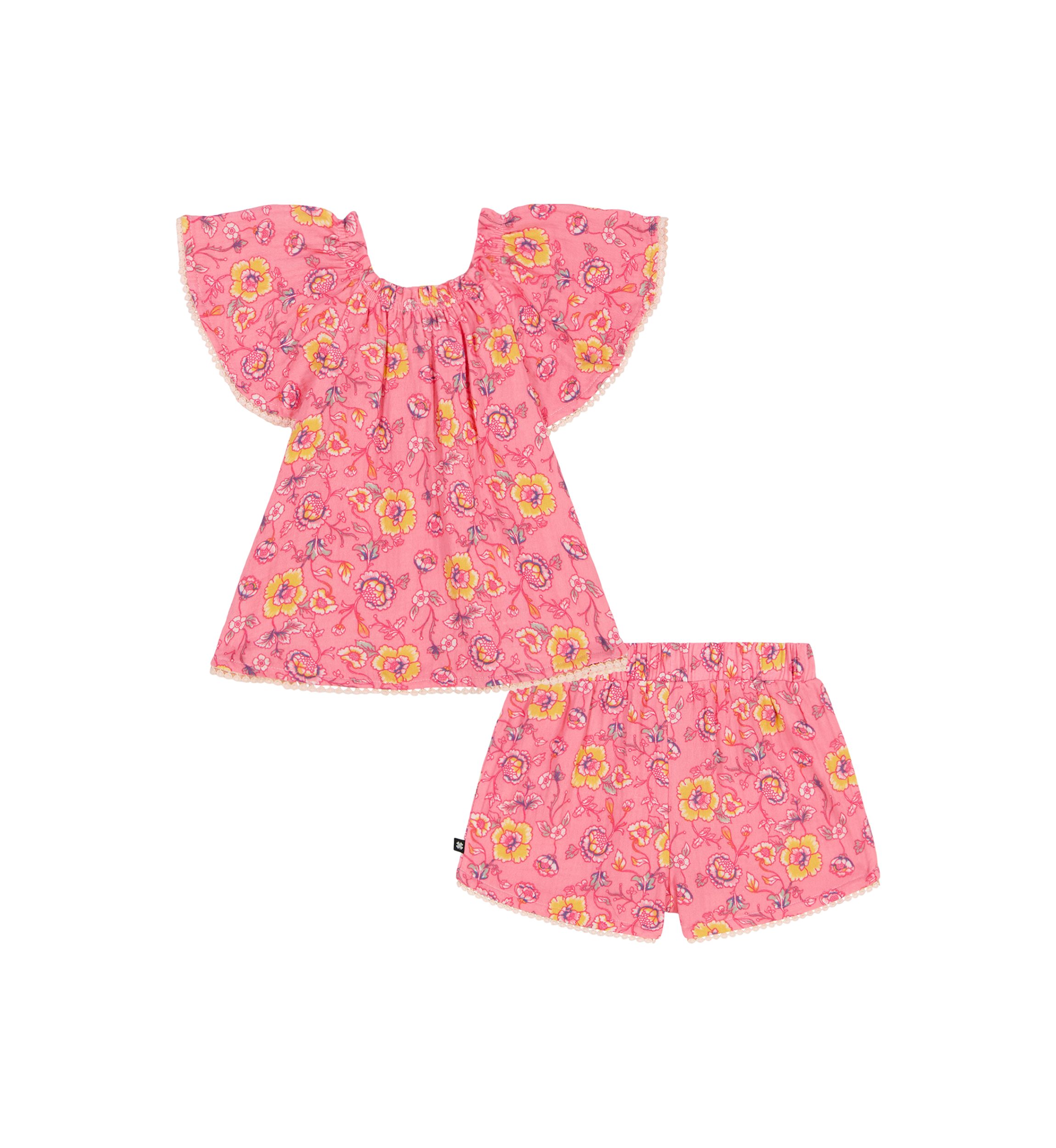 Girls 4-6x 2 Piece Shorts Set