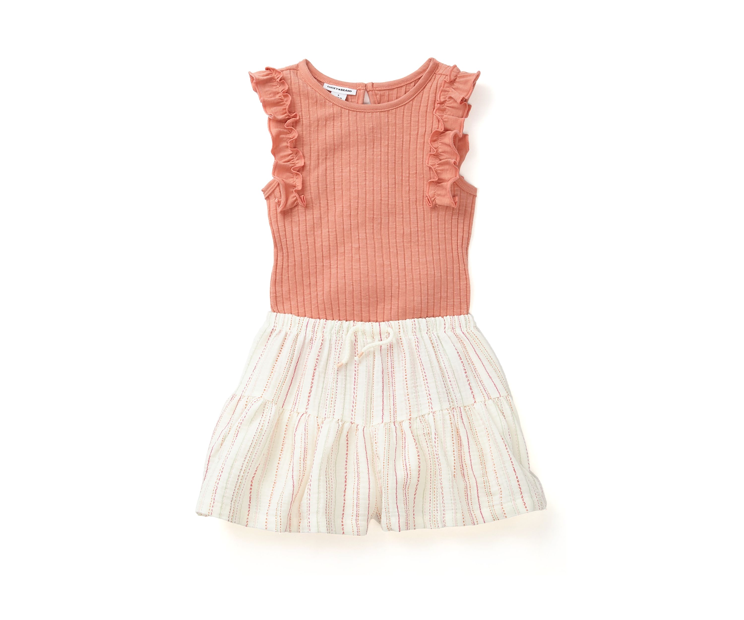 Girls 4-6x Ruffle Short Set 