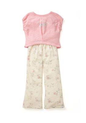 Lucky Brand Girls 46x Printed Pant Set 5