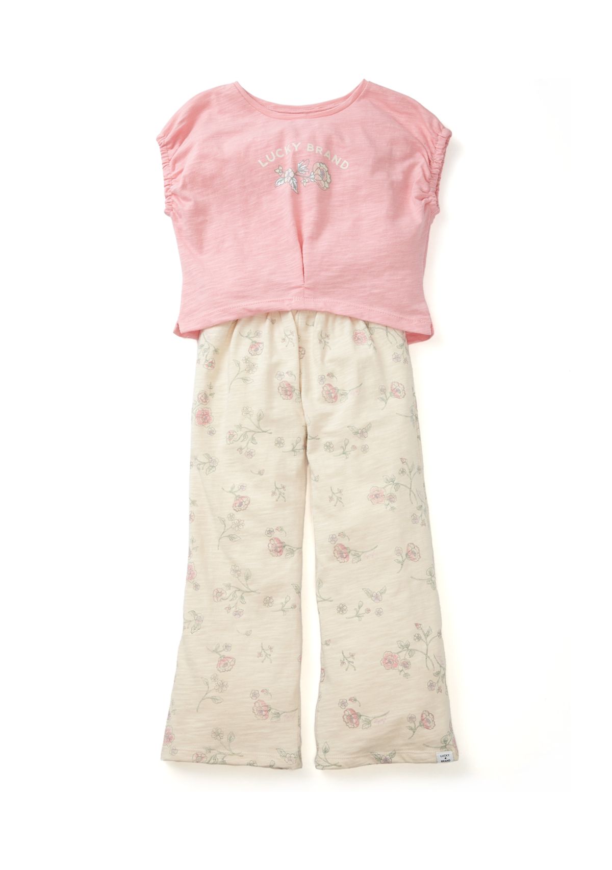 Girls 4-6x Printed Pant Set 