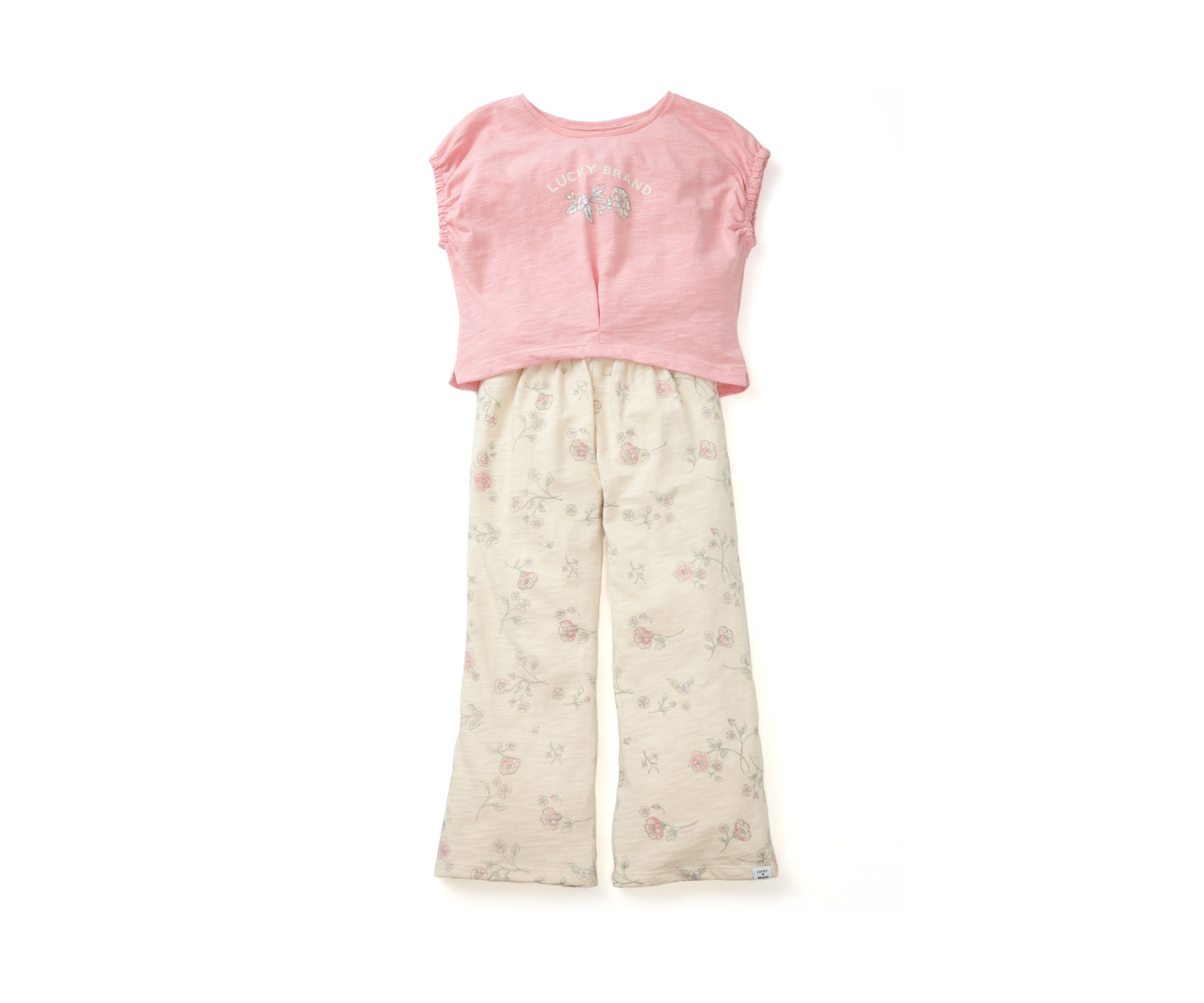 Girls 4-6x Printed Pant Set 