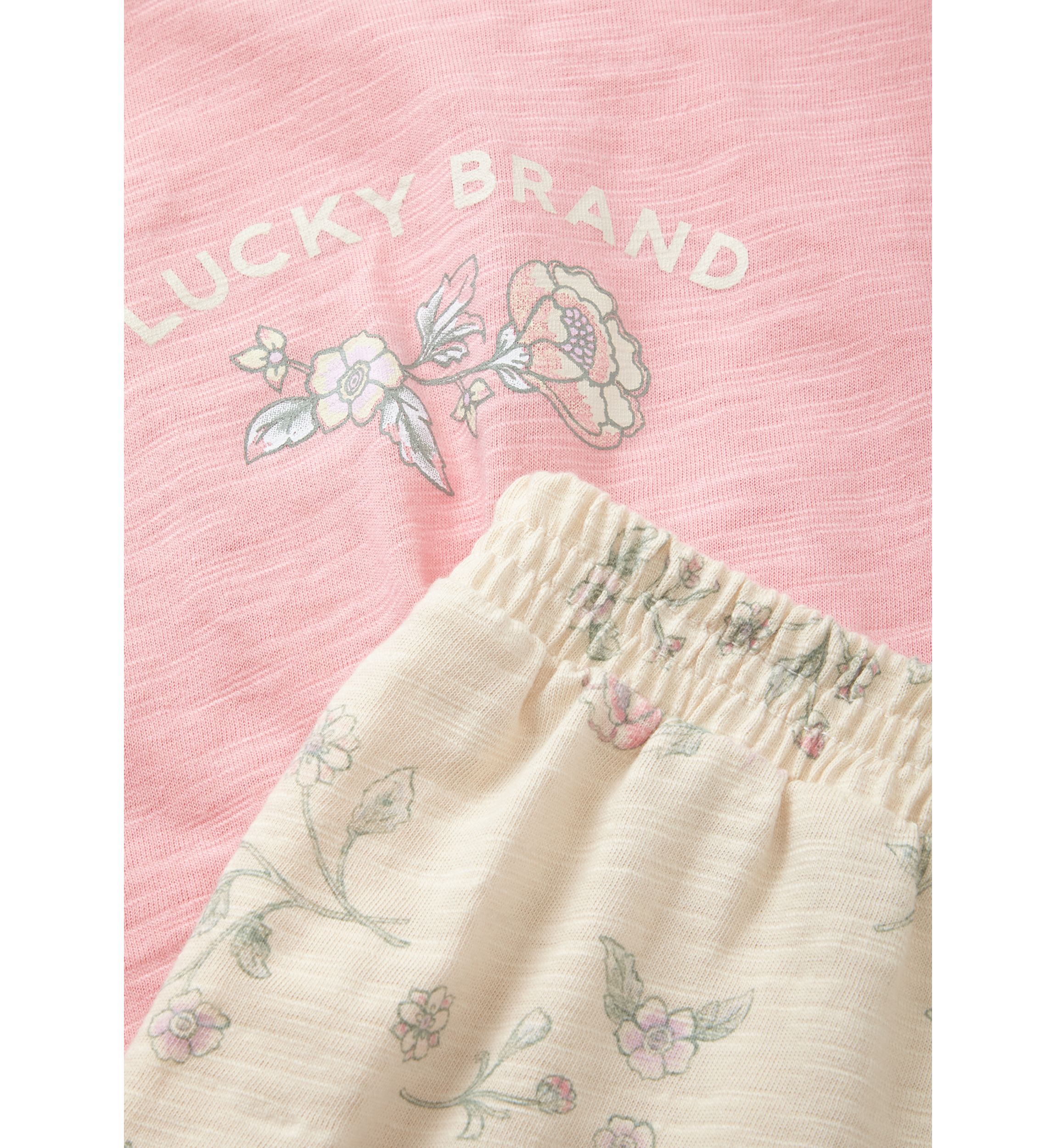 Girls 4-6x Printed Pant Set 