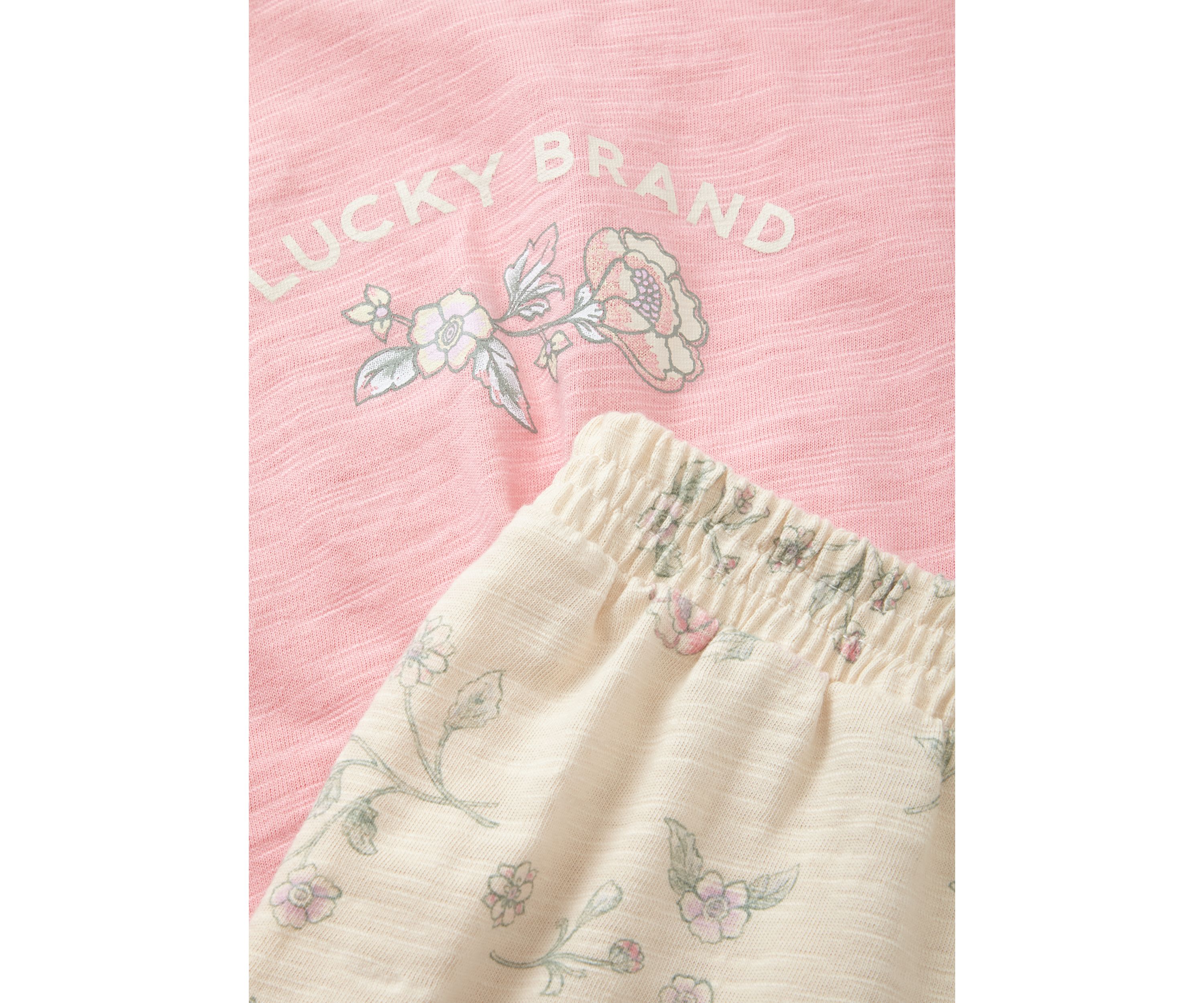 Girls 4-6x Printed Pant Set 