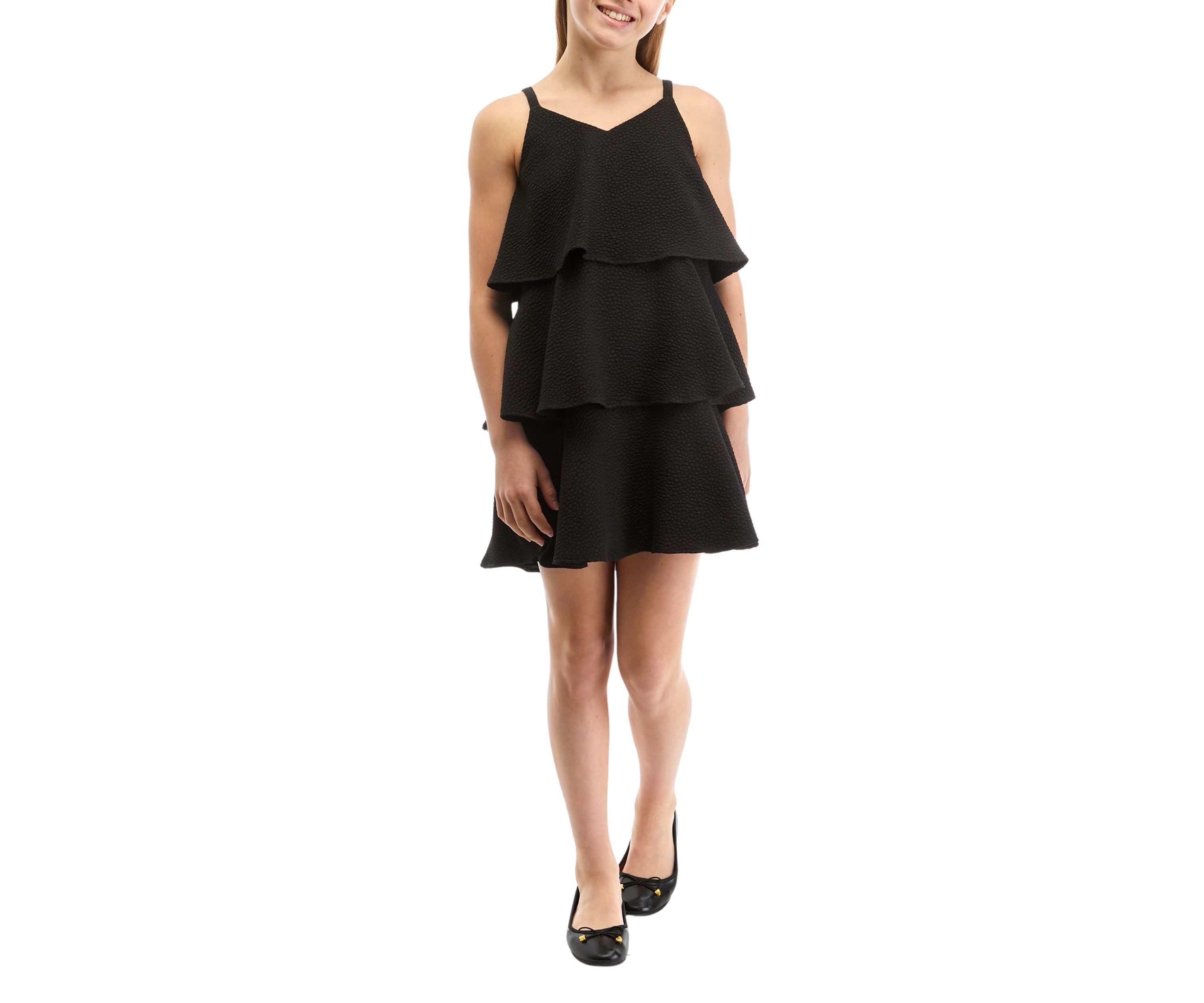 Girls 7-16 3 Tiered Dress