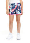 Girls 7-16 Printed Stretch Woven Shorts 