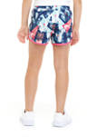 Girls 7-16 Printed Stretch Woven Shorts 
