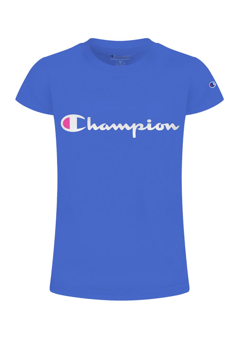 Girls 7-16 Classic Script Short Sleeve Graphic T-Shirt