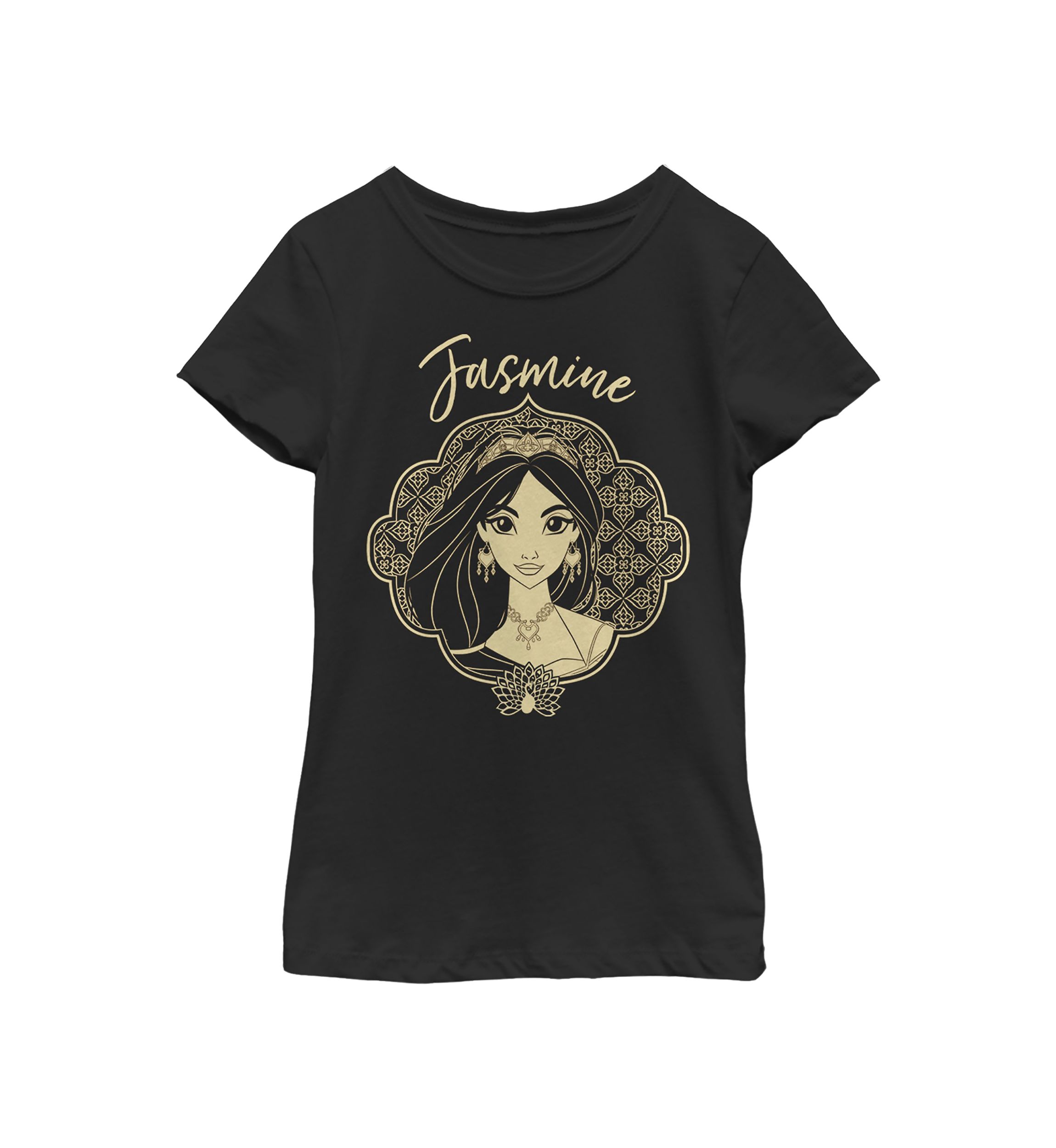 Girls 46x Aladdin Live Action Jasmine Portrait Graphic Top