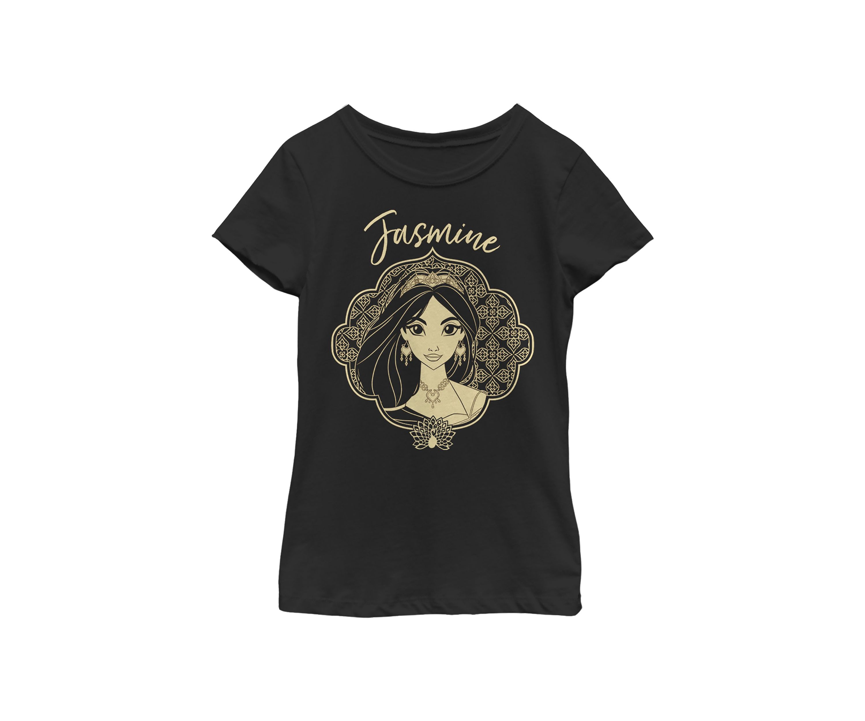 Girls 46x Aladdin Live Action Jasmine Portrait Graphic Top
