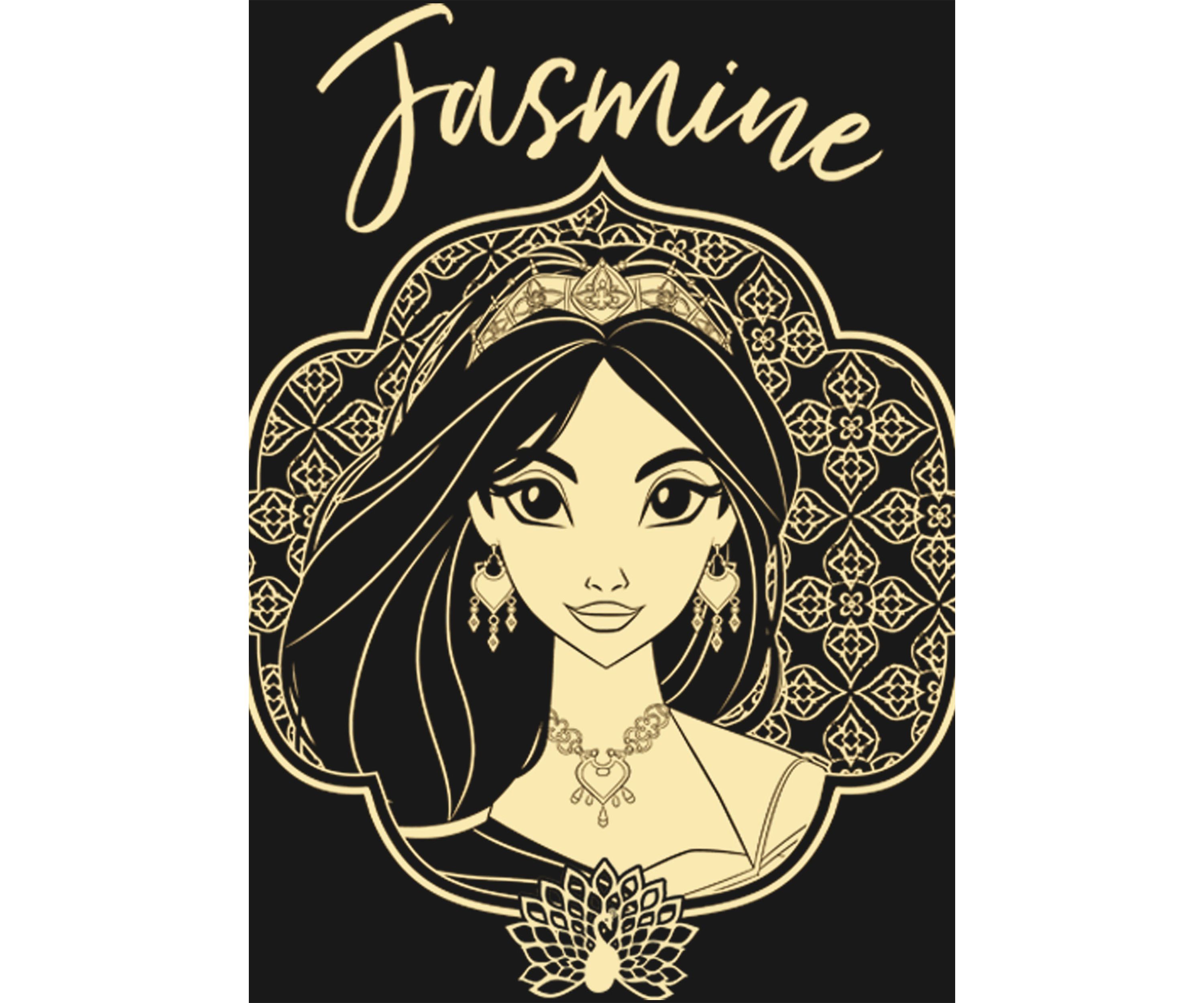 Girls 46x Aladdin Live Action Jasmine Portrait Graphic Top