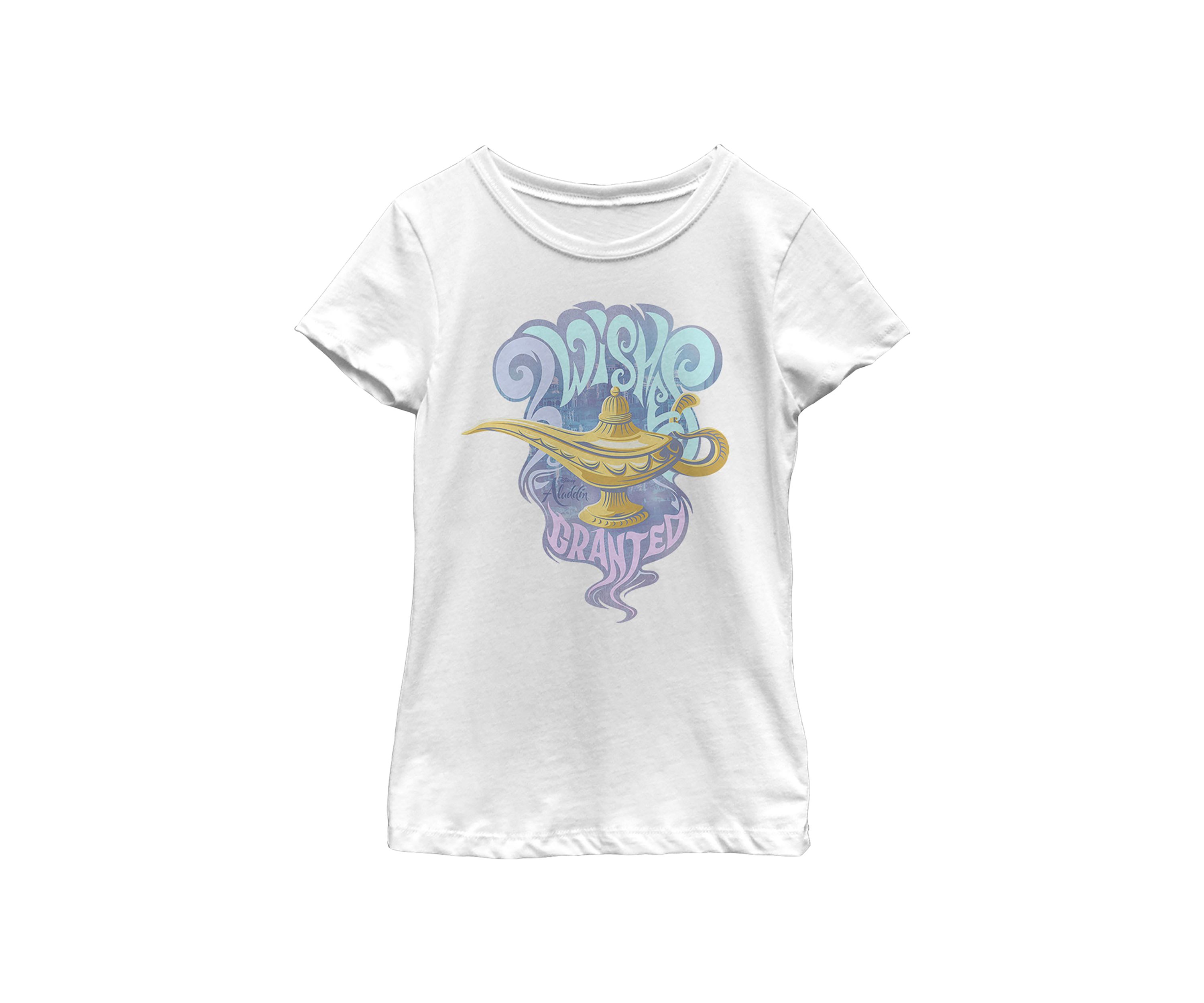 Girls 46x Aladdin Live Action Wishes Granted Graphic Top