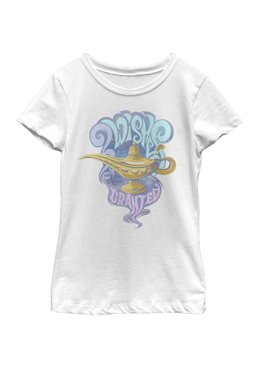 Girls 46x Aladdin Live Action Wishes Granted Graphic Top
