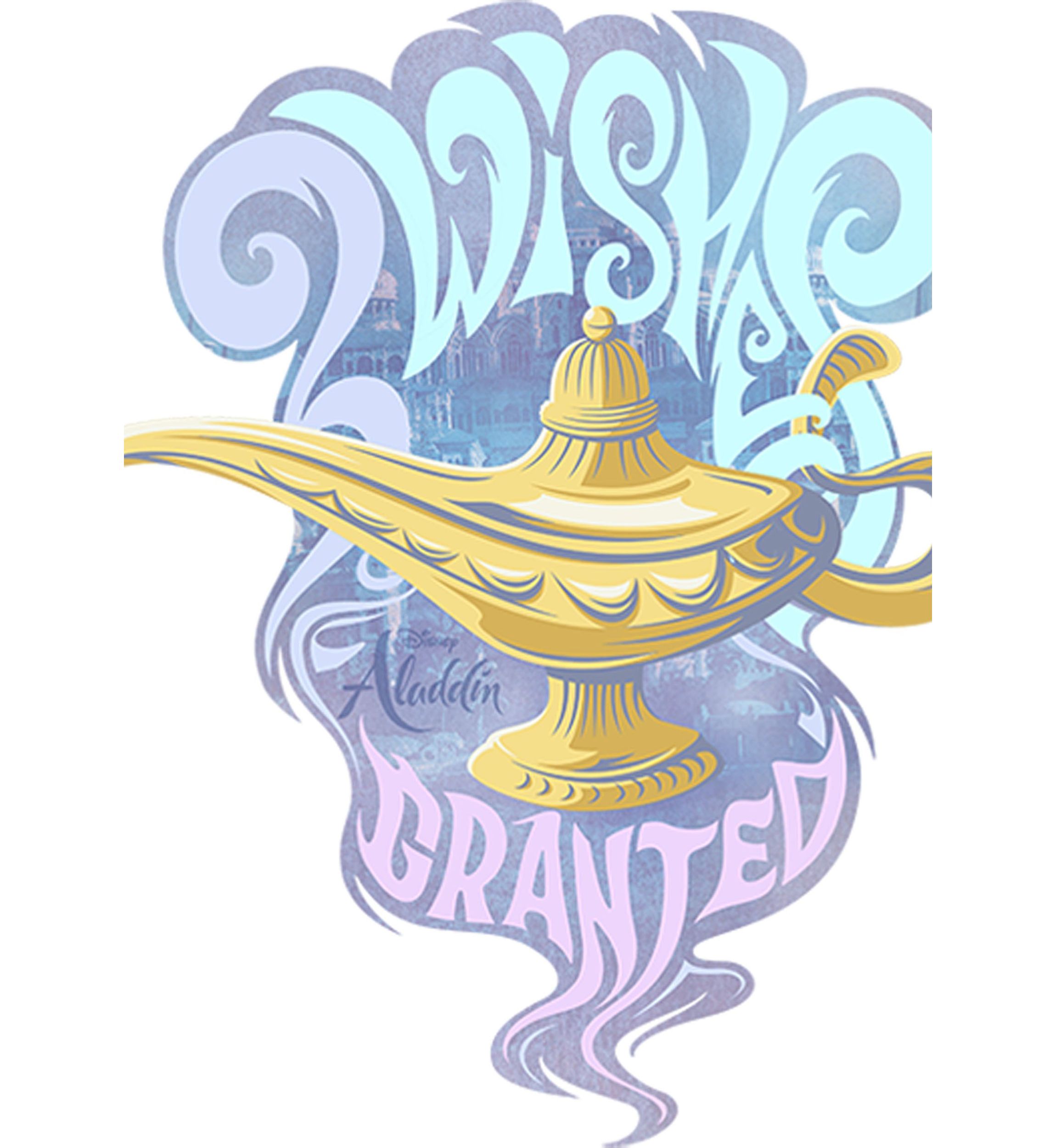 Girls 46x Aladdin Live Action Wishes Granted Graphic Top