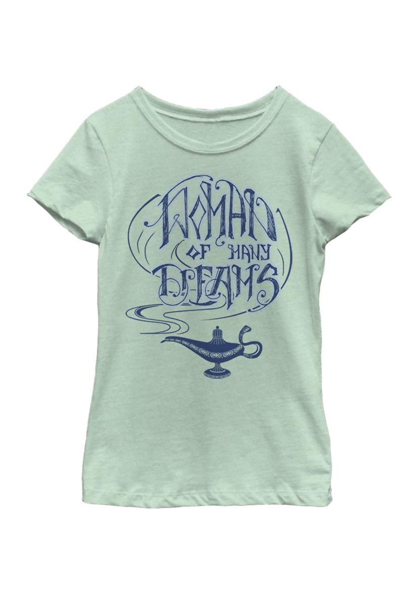 Girls 46x Aladdin Live Action Women Of Many Dreams Graphic Top