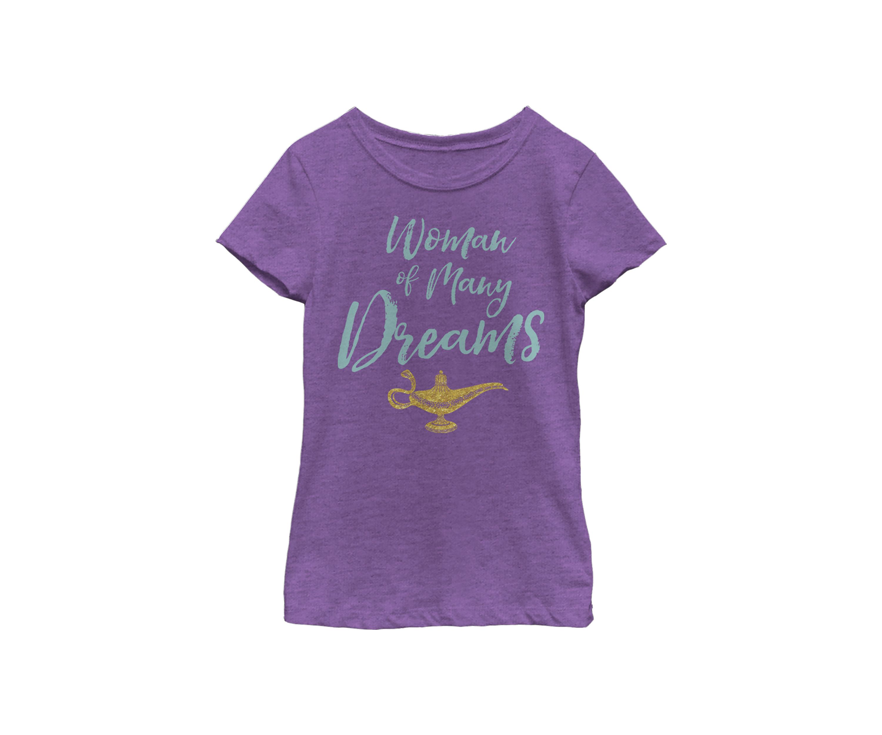 Girls 46x Aladdin Live Action Written In The Stars Graphic Top