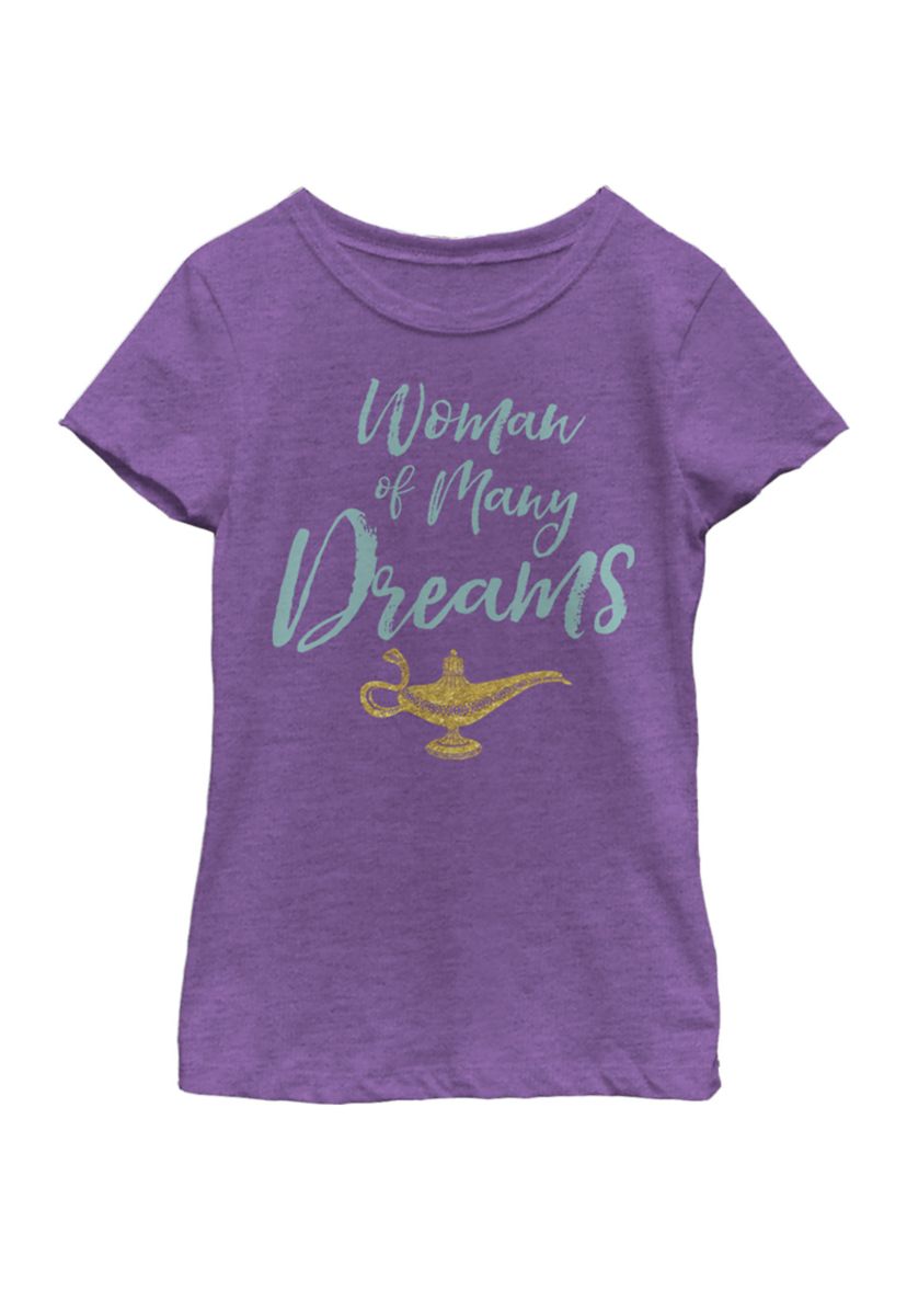 Girls 46x Aladdin Live Action Written In The Stars Graphic Top