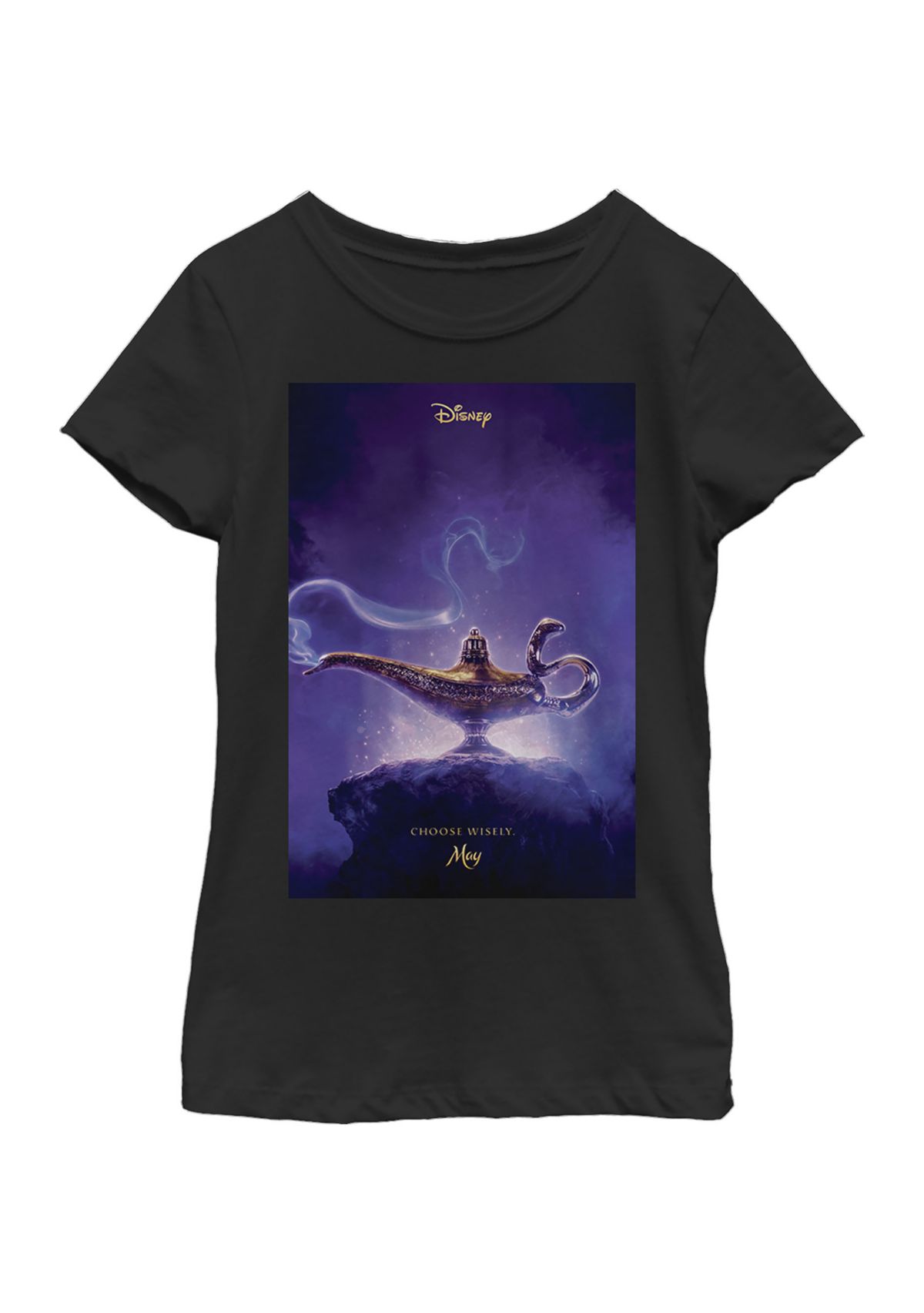 Girls 46x Aladdin Live Action Aladdin Live Action Poster Graphic Top