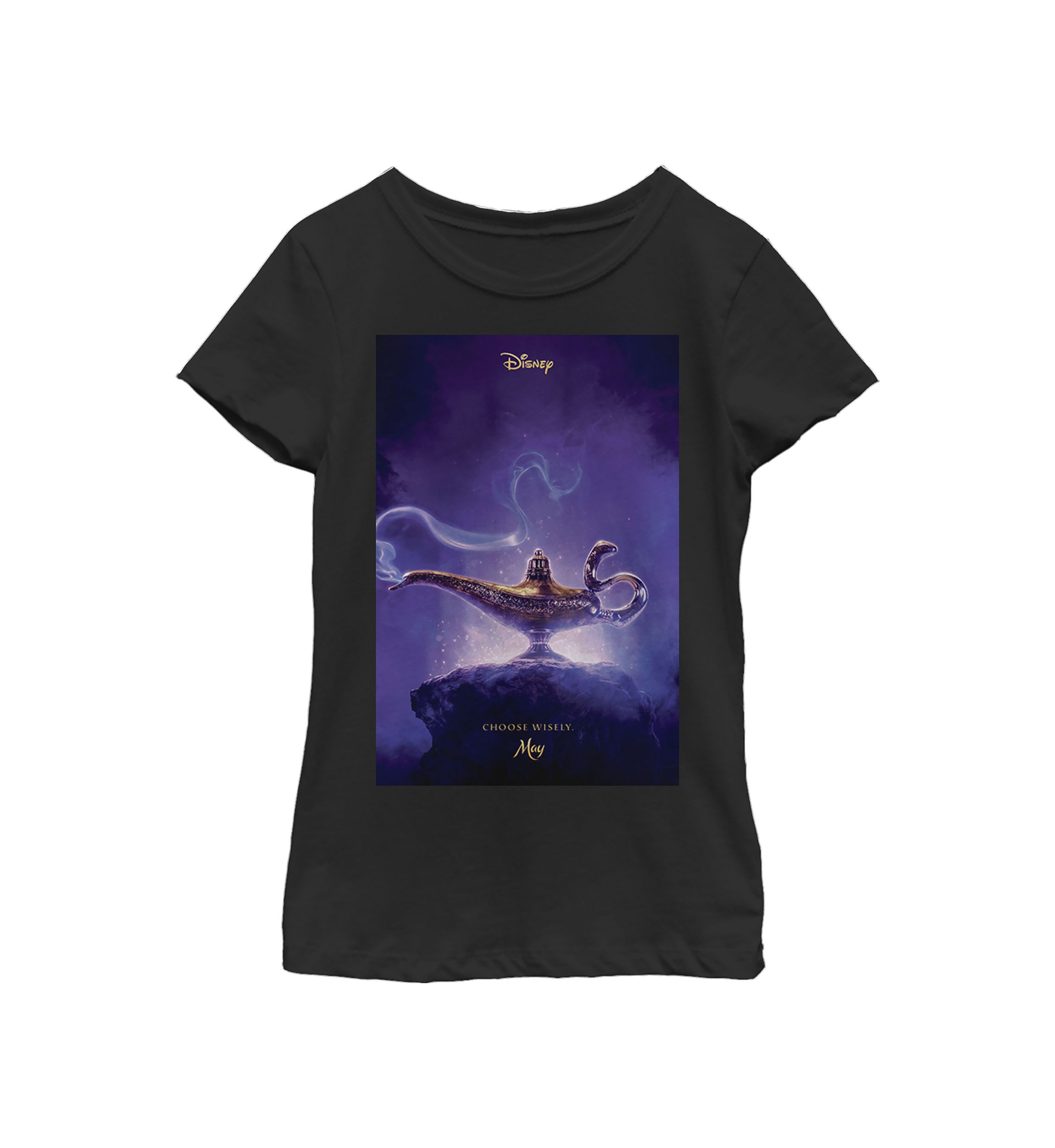 Girls 46x Aladdin Live Action Aladdin Live Action Poster Graphic Top