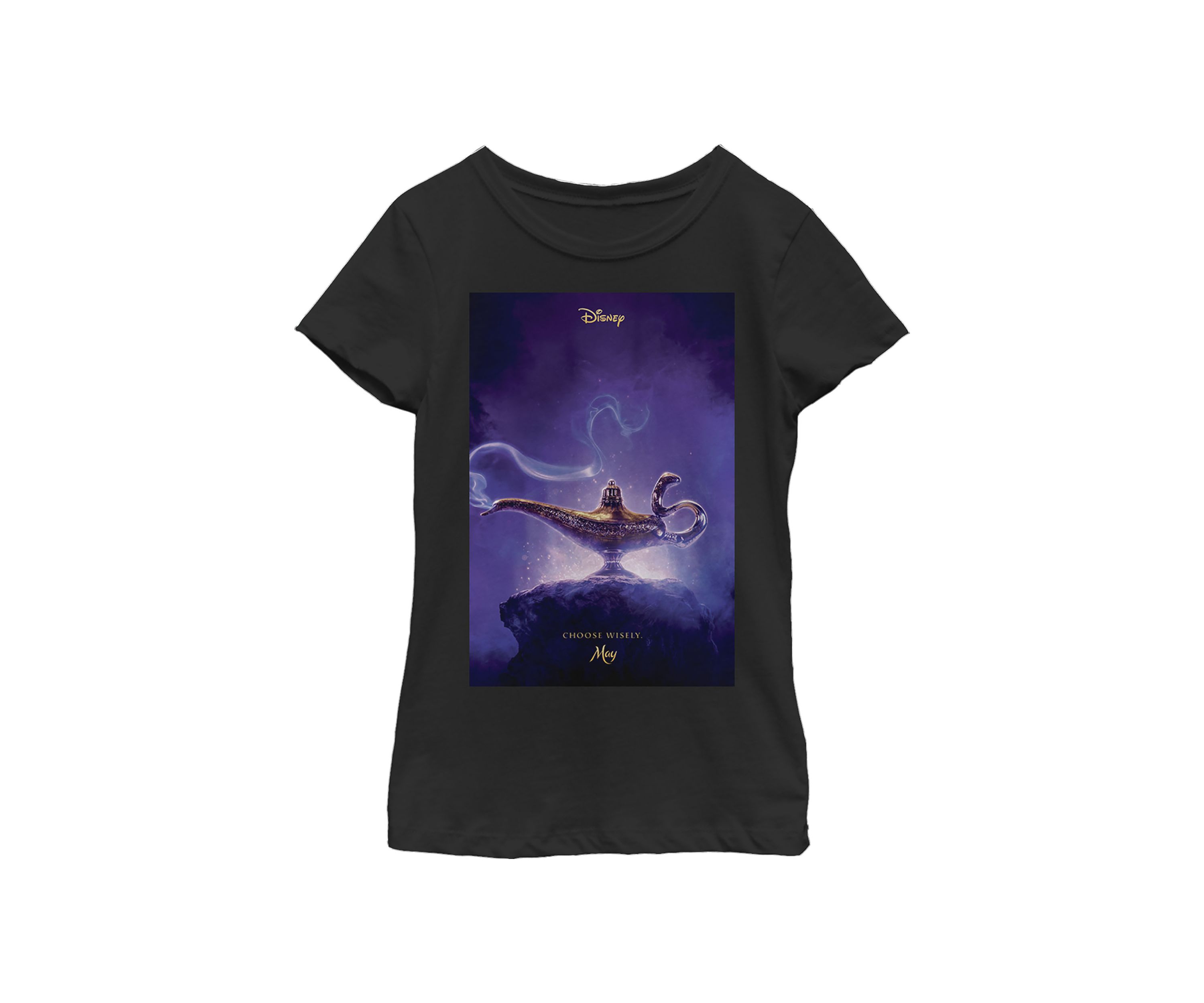 Girls 46x Aladdin Live Action Aladdin Live Action Poster Graphic Top