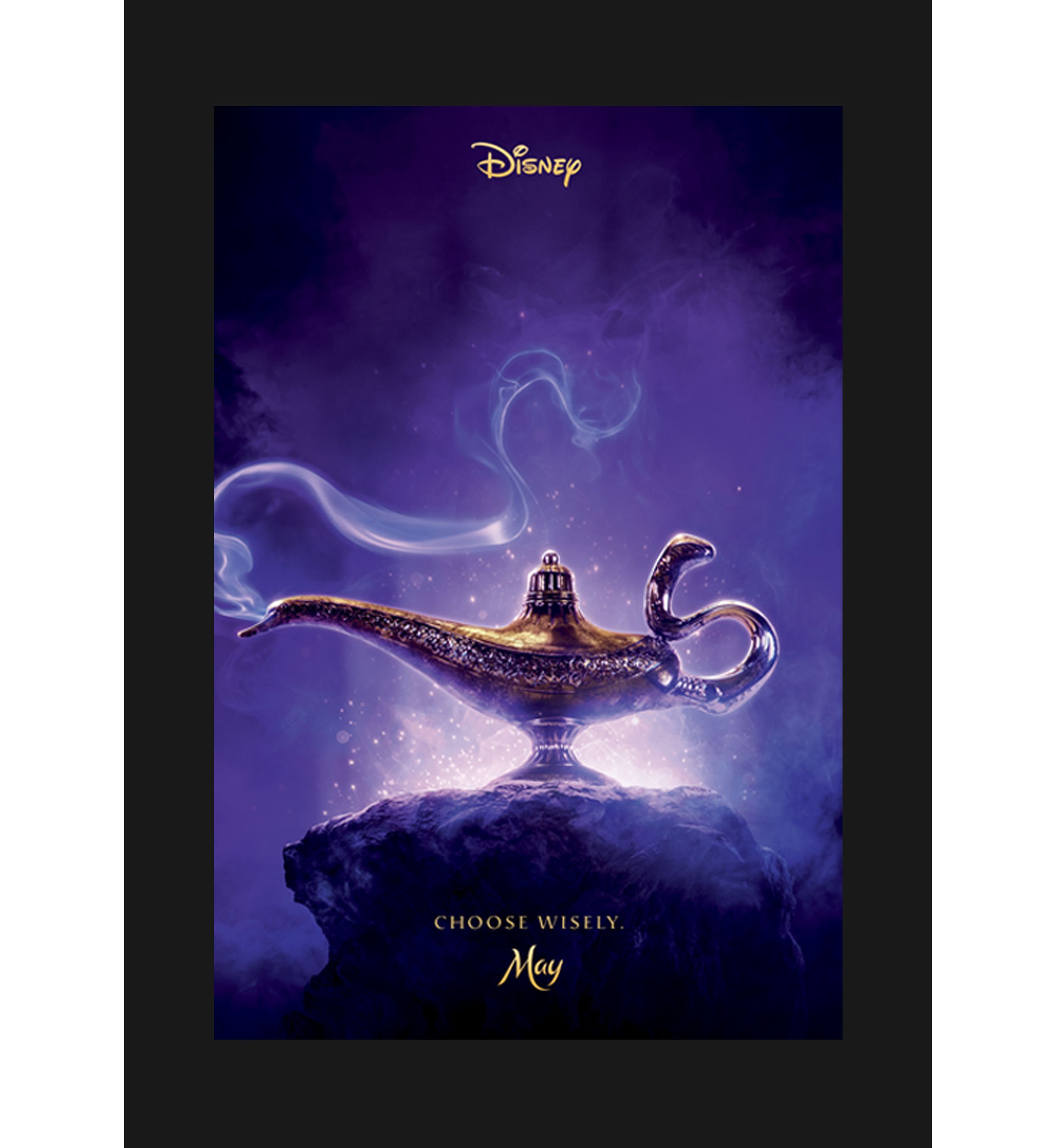 Girls 46x Aladdin Live Action Aladdin Live Action Poster Graphic Top