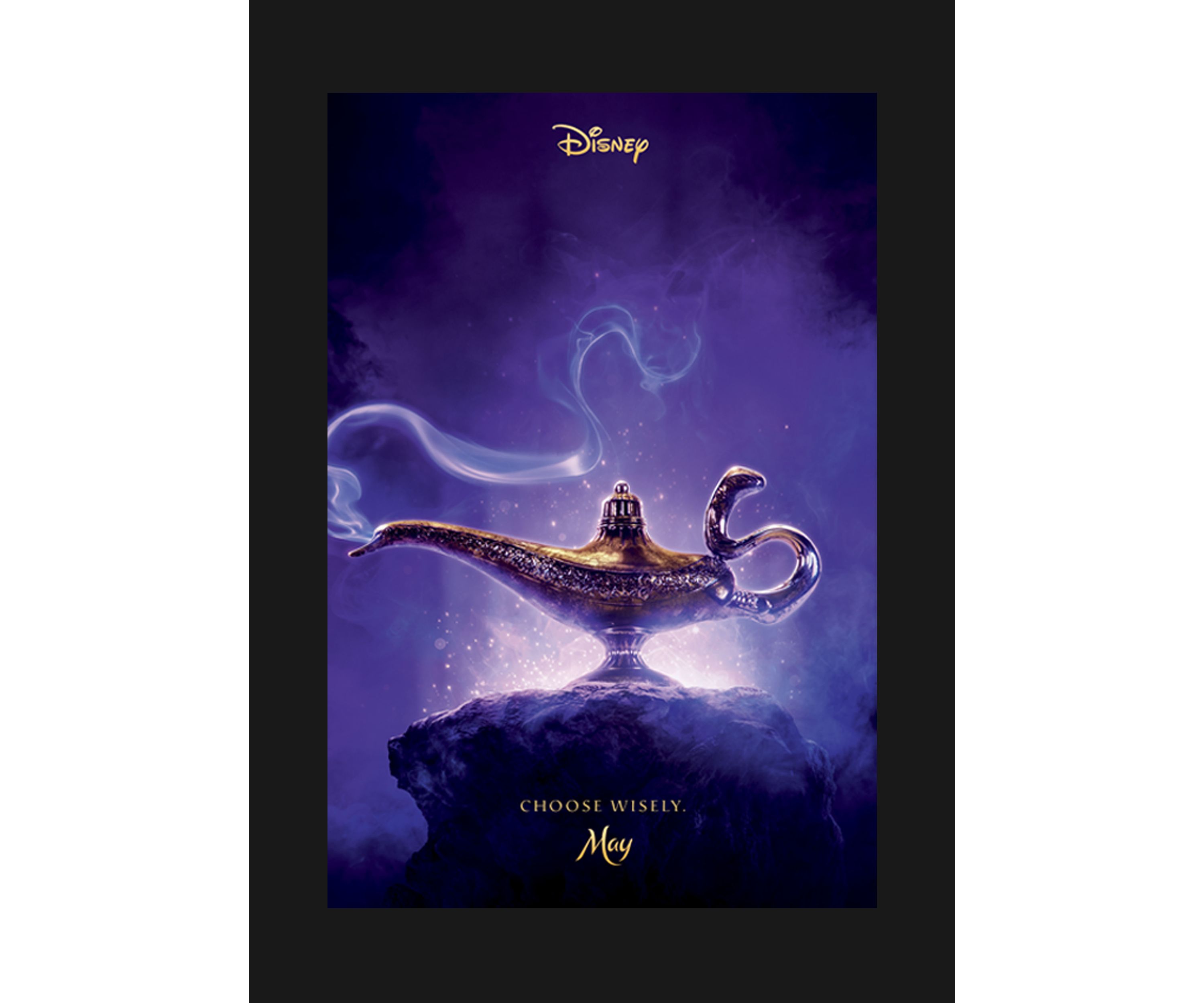 Girls 46x Aladdin Live Action Aladdin Live Action Poster Graphic Top