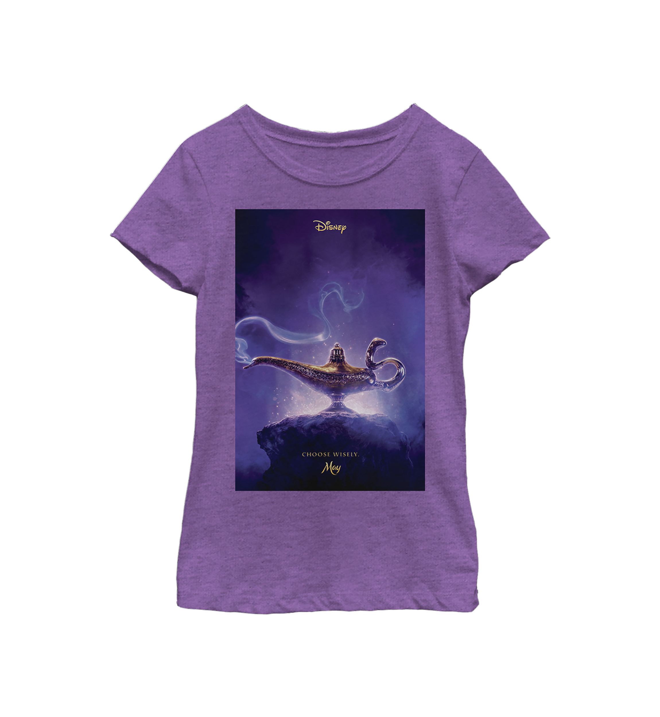 Girls 46x Aladdin Live Action Aladdin Live Action Poster Graphic Top