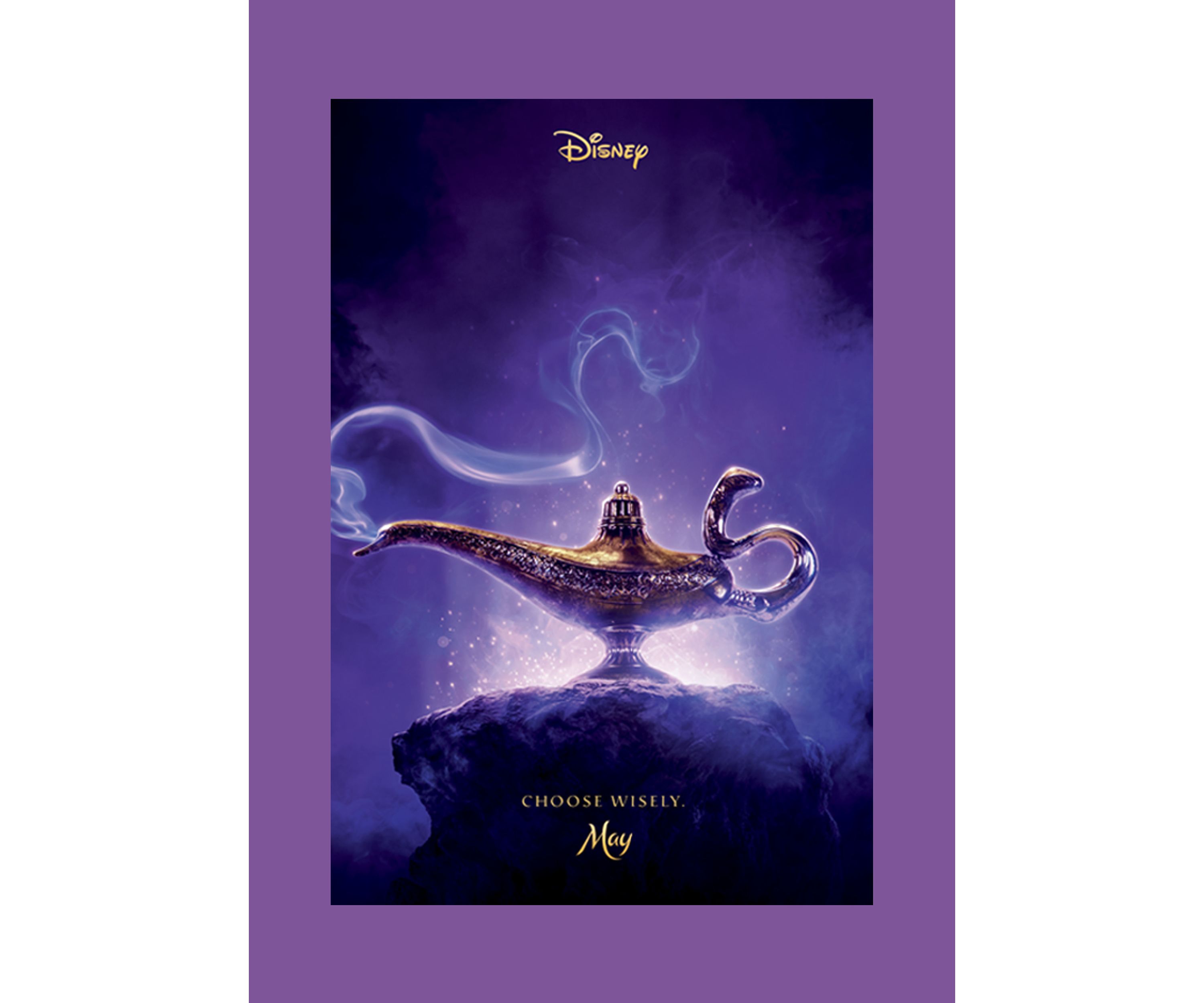 Girls 46x Aladdin Live Action Aladdin Live Action Poster Graphic Top