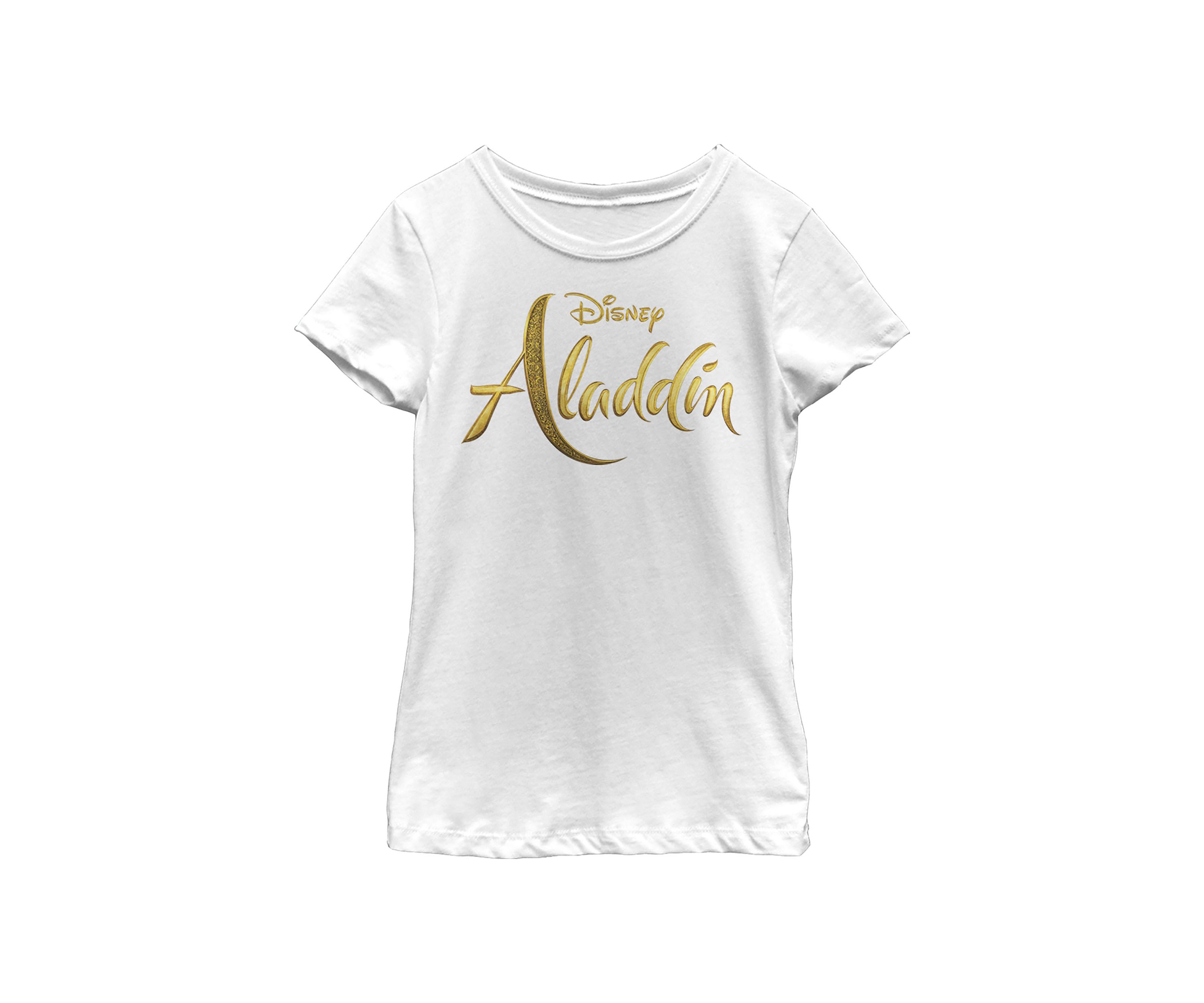 Girls 46x Aladdin Live Action Aladdin Live Action Logo Graphic Top