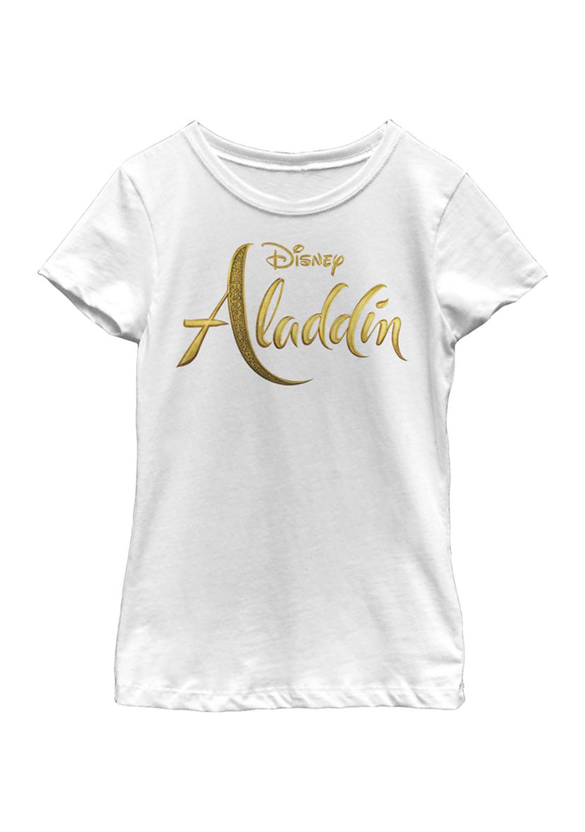 Girls 46x Aladdin Live Action Aladdin Live Action Logo Graphic Top