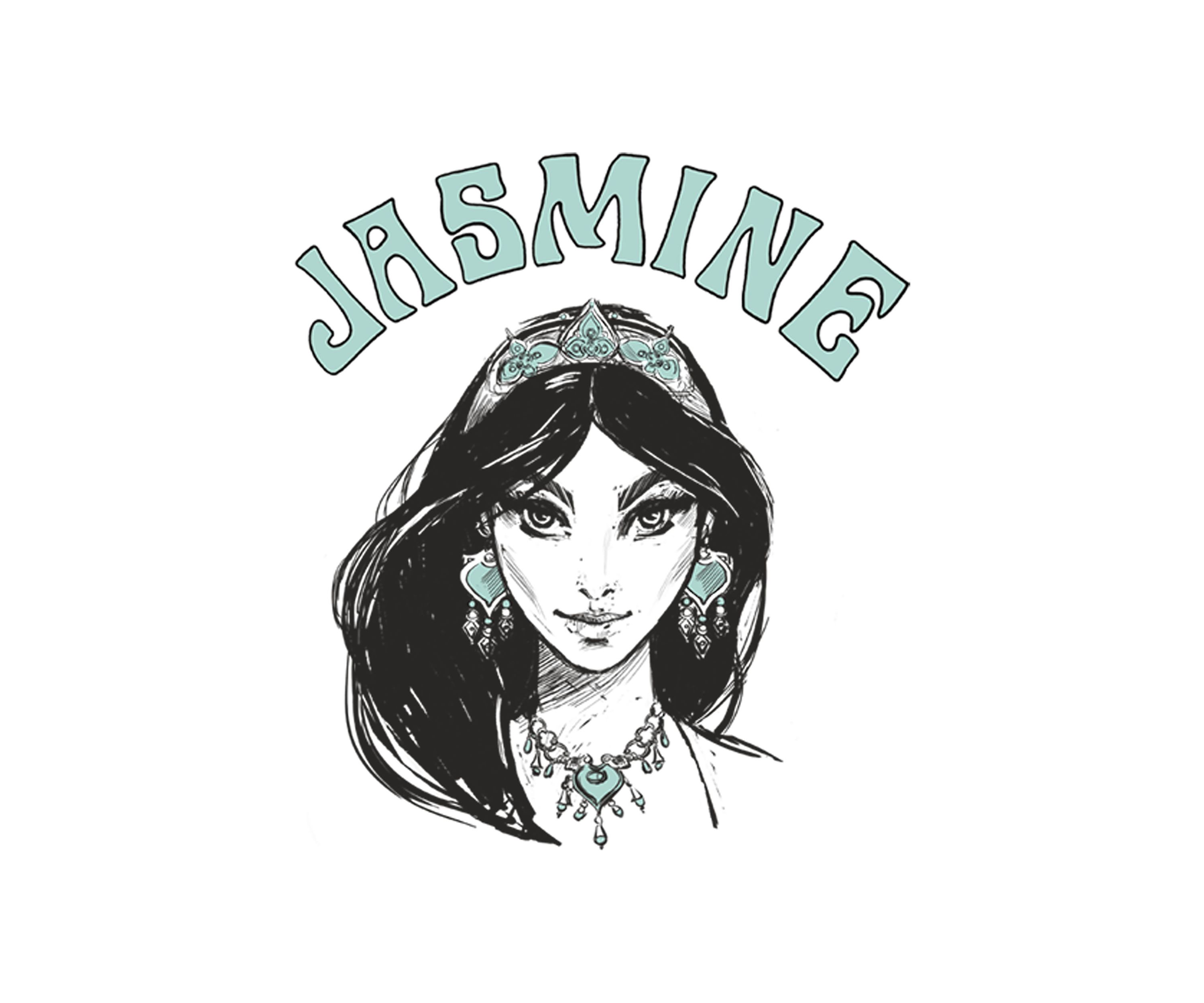 Girls 46x Aladdin Live Action JASMINE Graphic Top