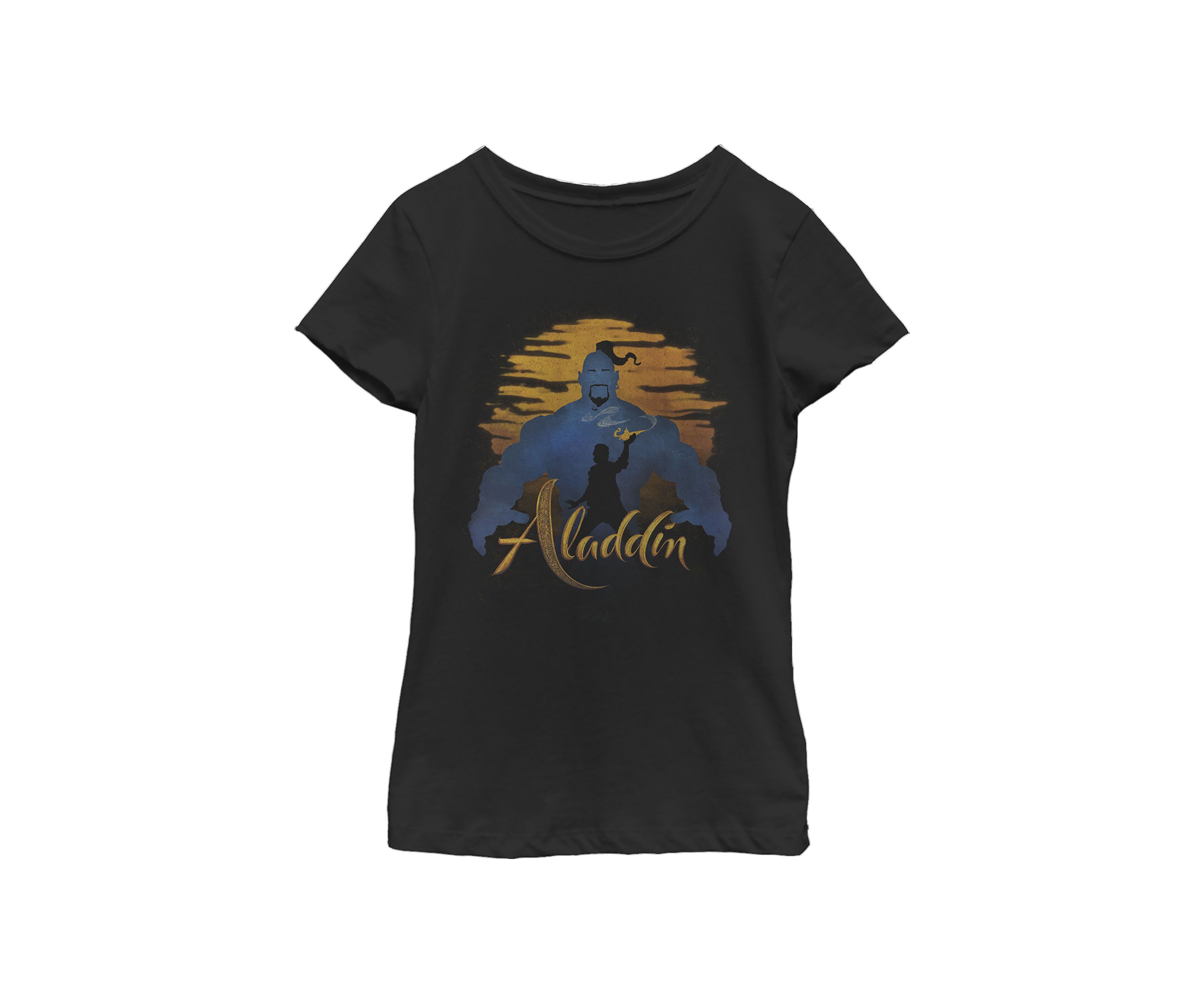 Girls 46x Aladdin Live Action Genie Silhouette Graphic Top